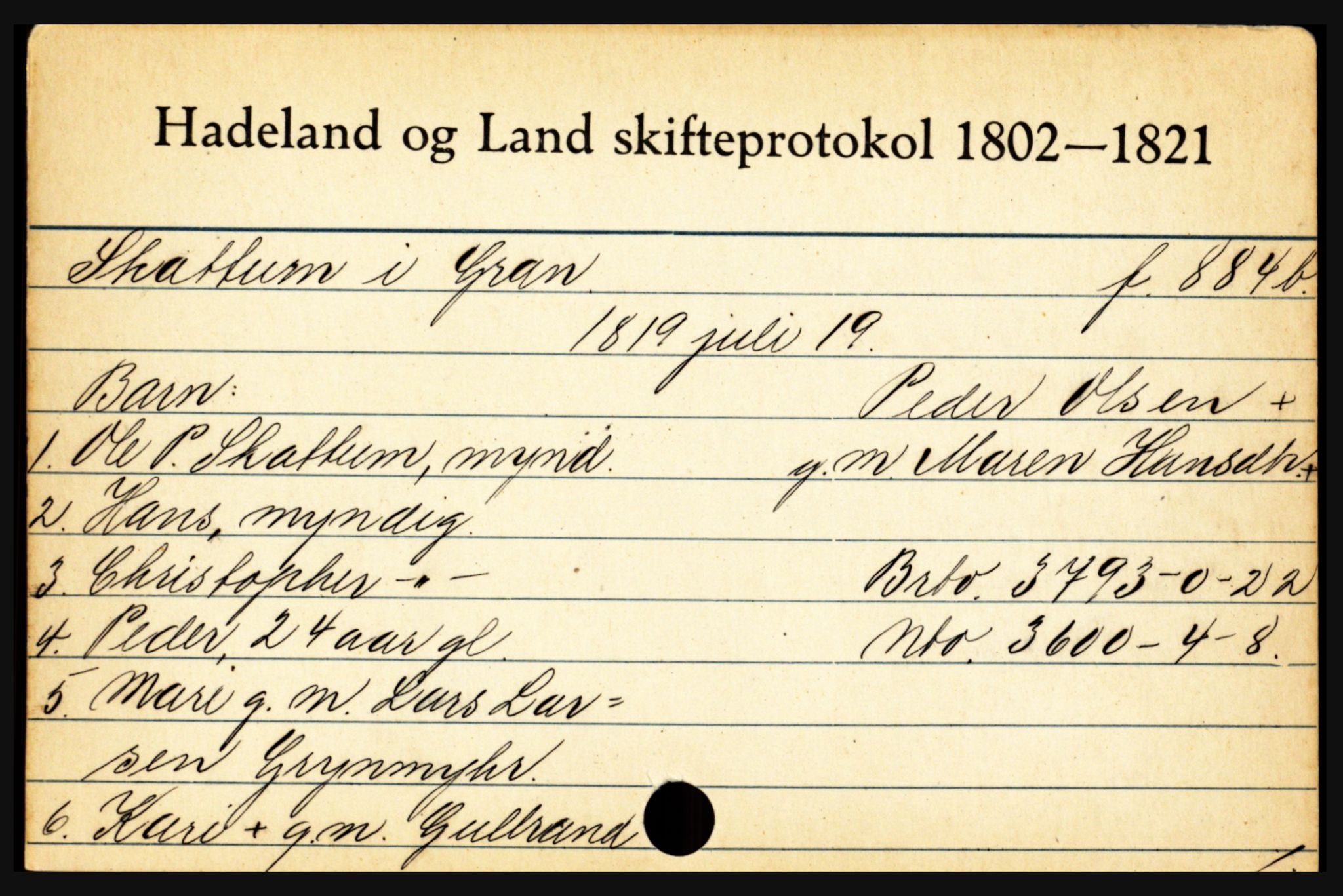 Hadeland og Land tingrett, SAH/TING-010/J, 1659-1900, s. 6641