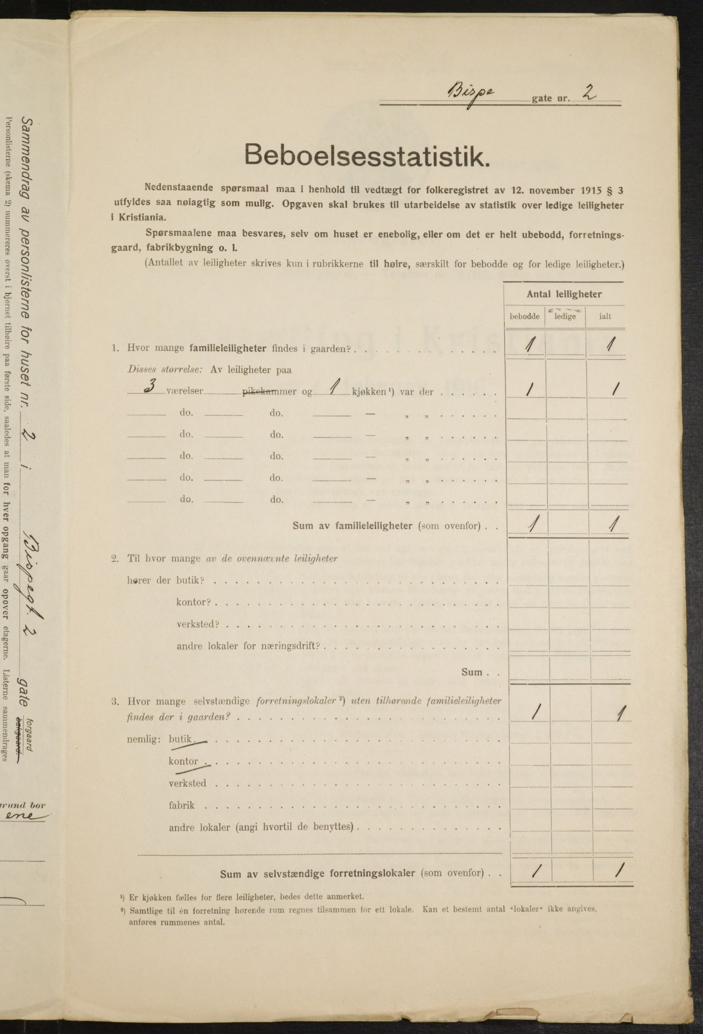 OBA, Kommunal folketelling 1.2.1916 for Kristiania, 1916, s. 5417