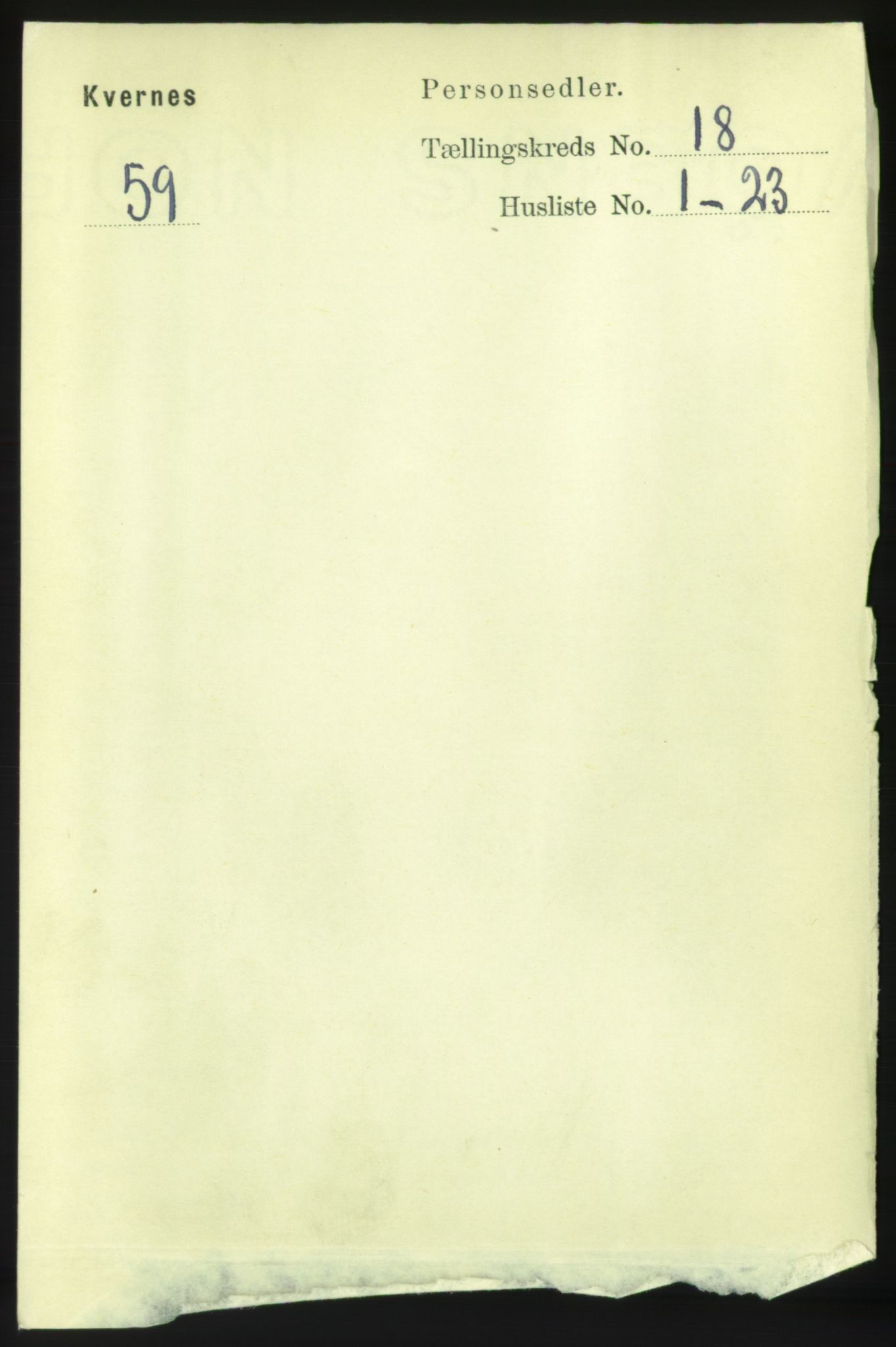 RA, Folketelling 1891 for 1553 Kvernes herred, 1891, s. 7752