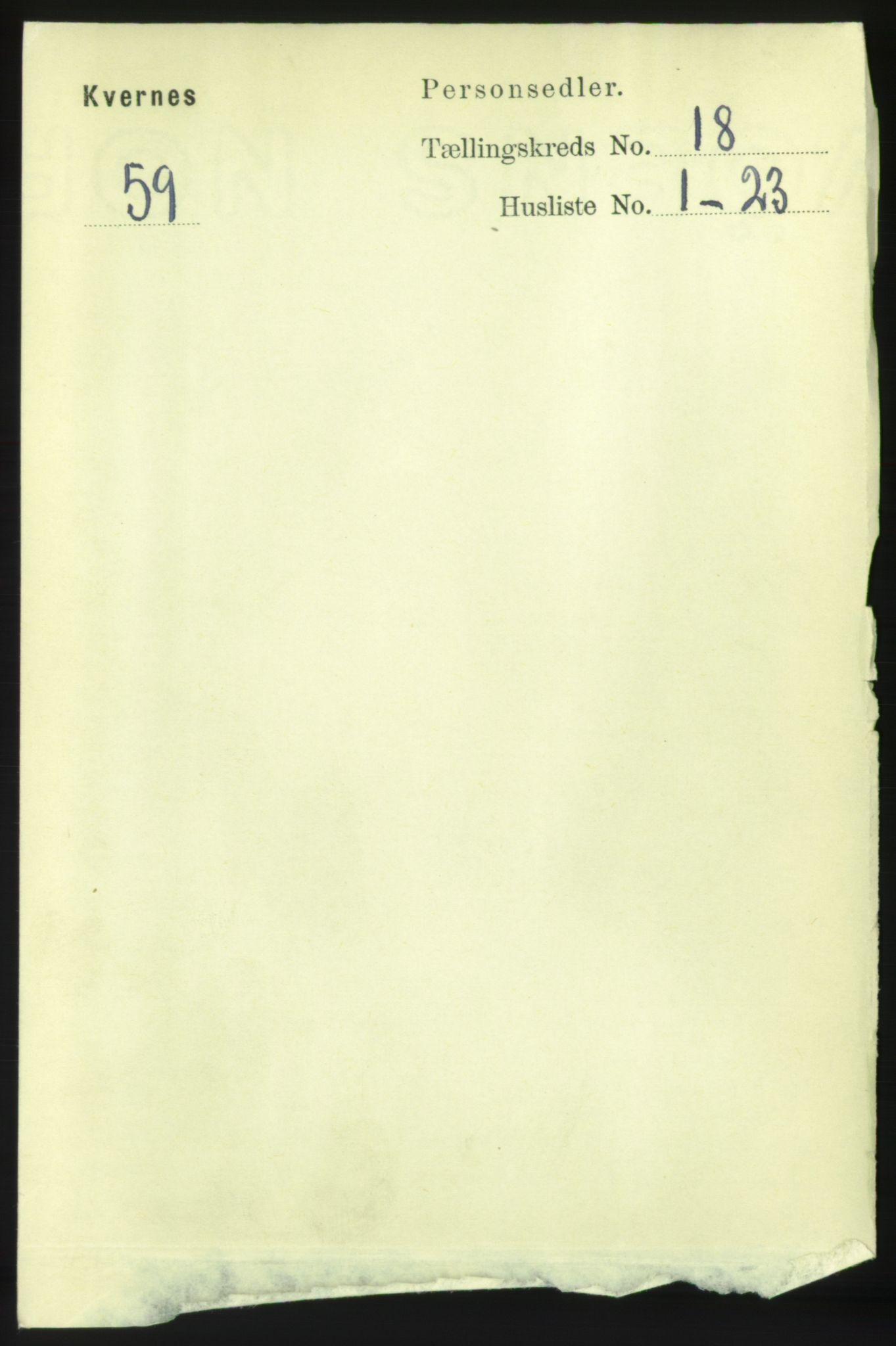 RA, Folketelling 1891 for 1553 Kvernes herred, 1891, s. 7752