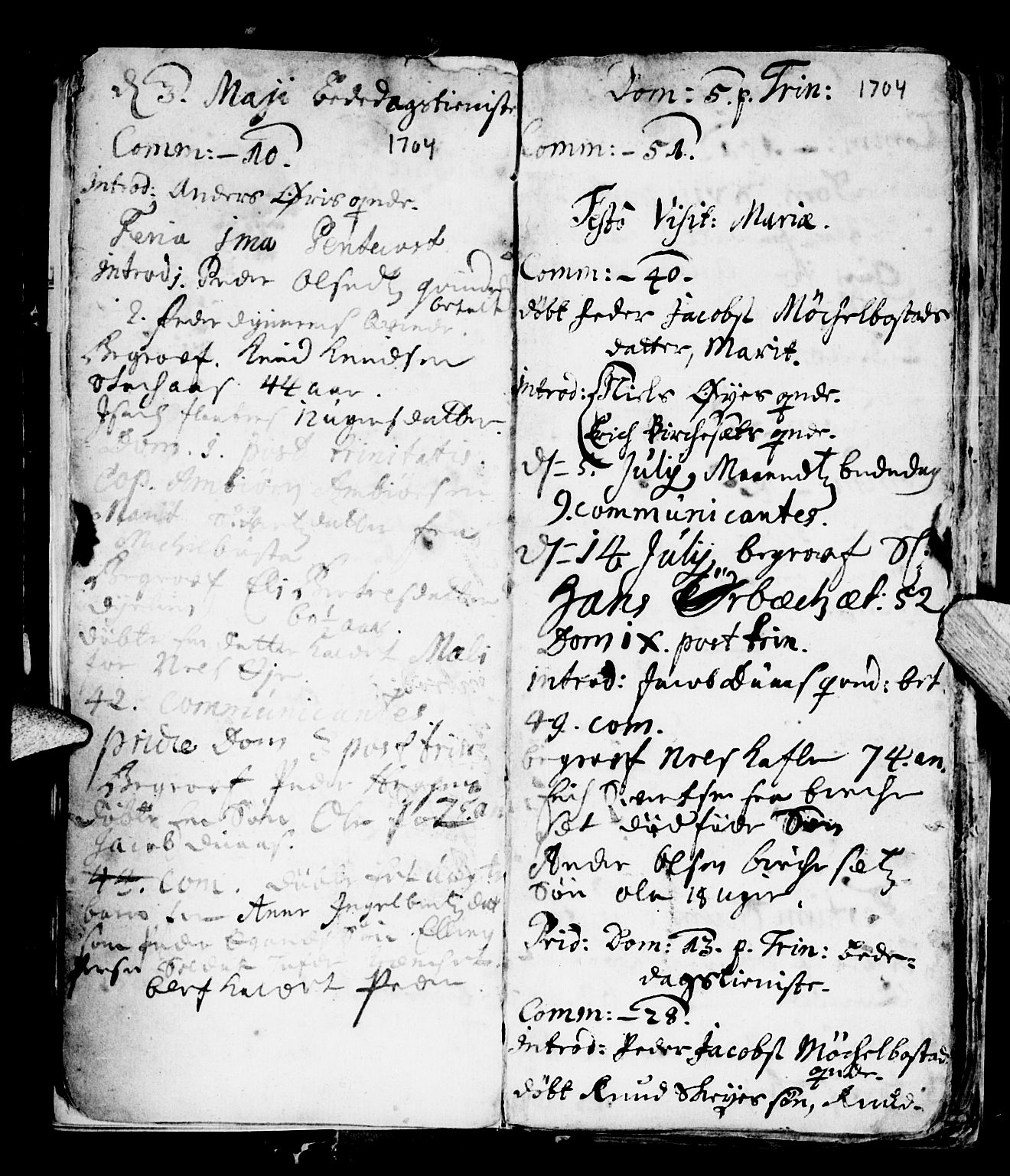 Ministerialprotokoller, klokkerbøker og fødselsregistre - Møre og Romsdal, AV/SAT-A-1454/584/L0963: Ministerialbok nr. 584A03, 1702-1725