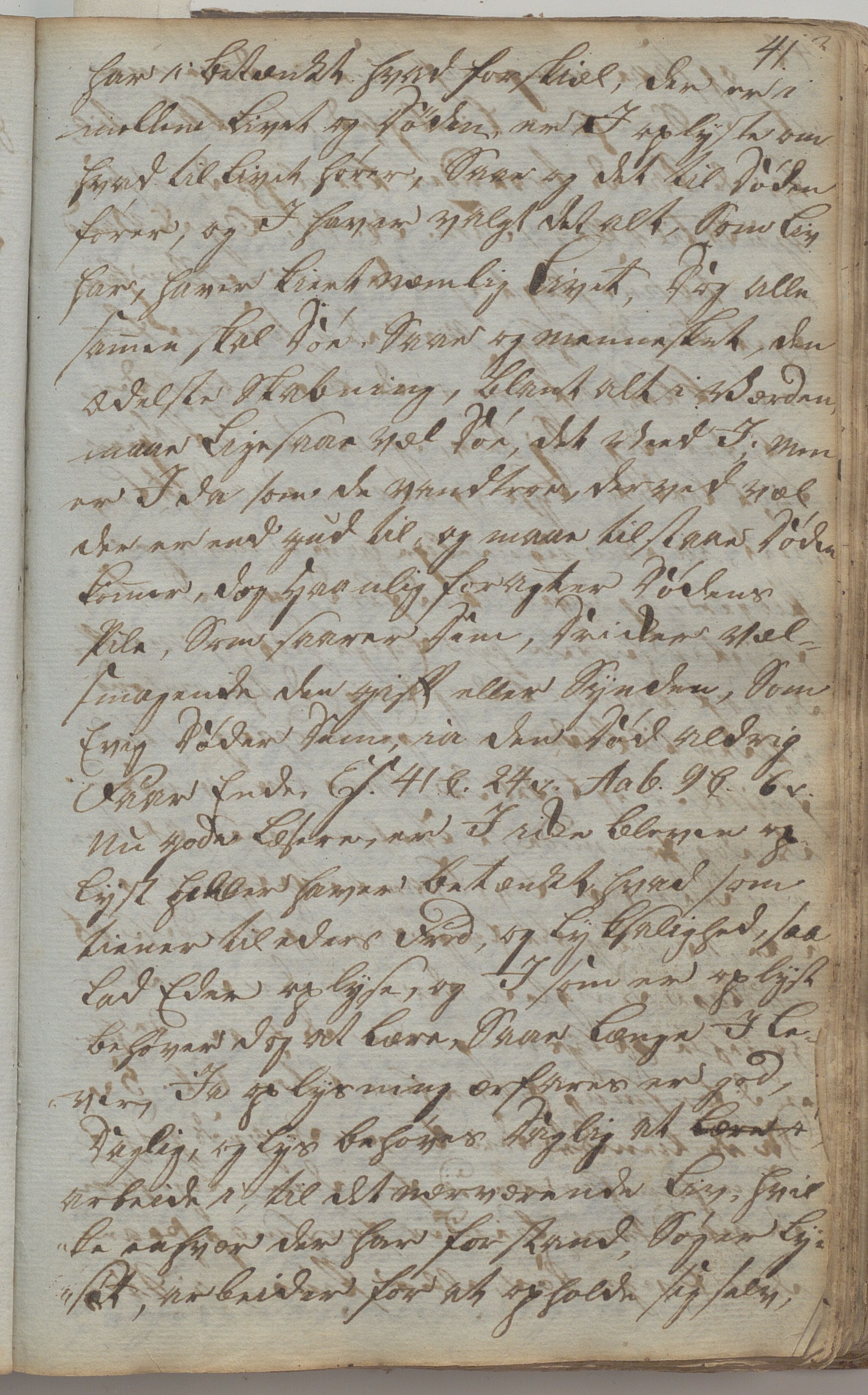 Heggtveitsamlingen, TMF/A-1007/H/L0047/0007: Kopibøker, brev etc.  / "Kopsland", 1800-1850, s. 41