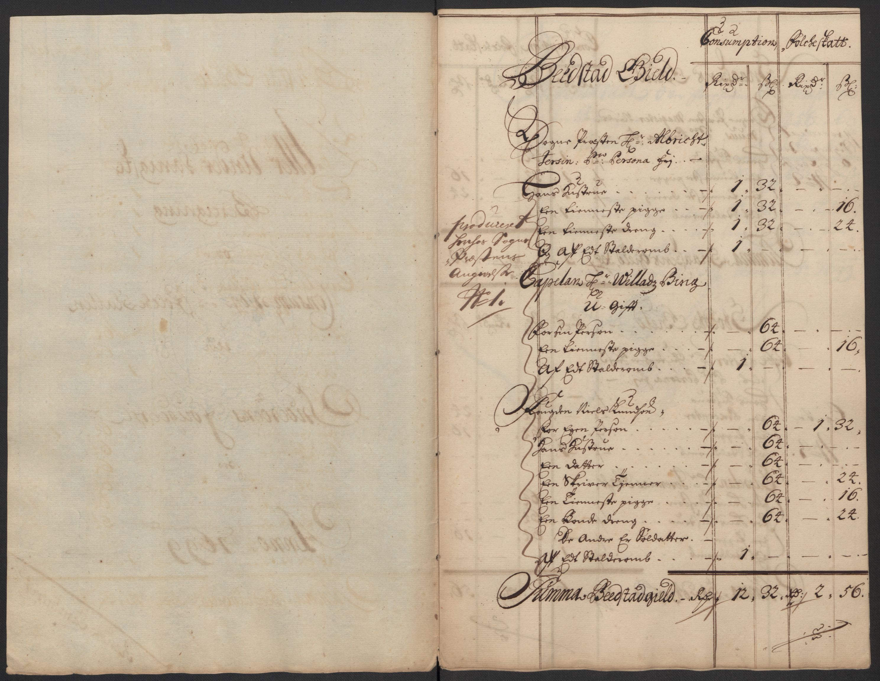 Rentekammeret inntil 1814, Reviderte regnskaper, Fogderegnskap, RA/EA-4092/R63/L4310: Fogderegnskap Inderøy, 1698-1699, s. 315