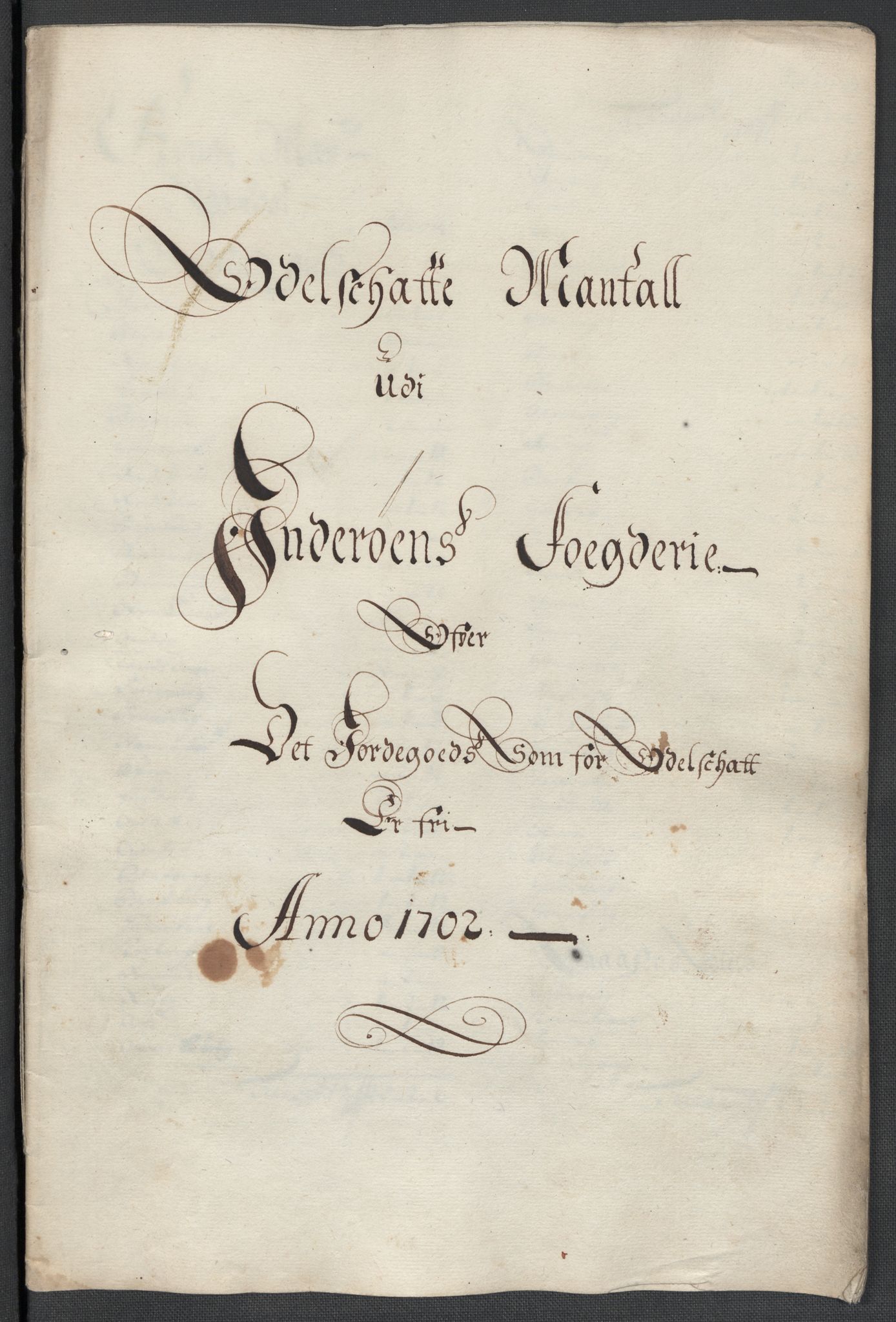 Rentekammeret inntil 1814, Reviderte regnskaper, Fogderegnskap, RA/EA-4092/R63/L4312: Fogderegnskap Inderøy, 1701-1702, s. 450
