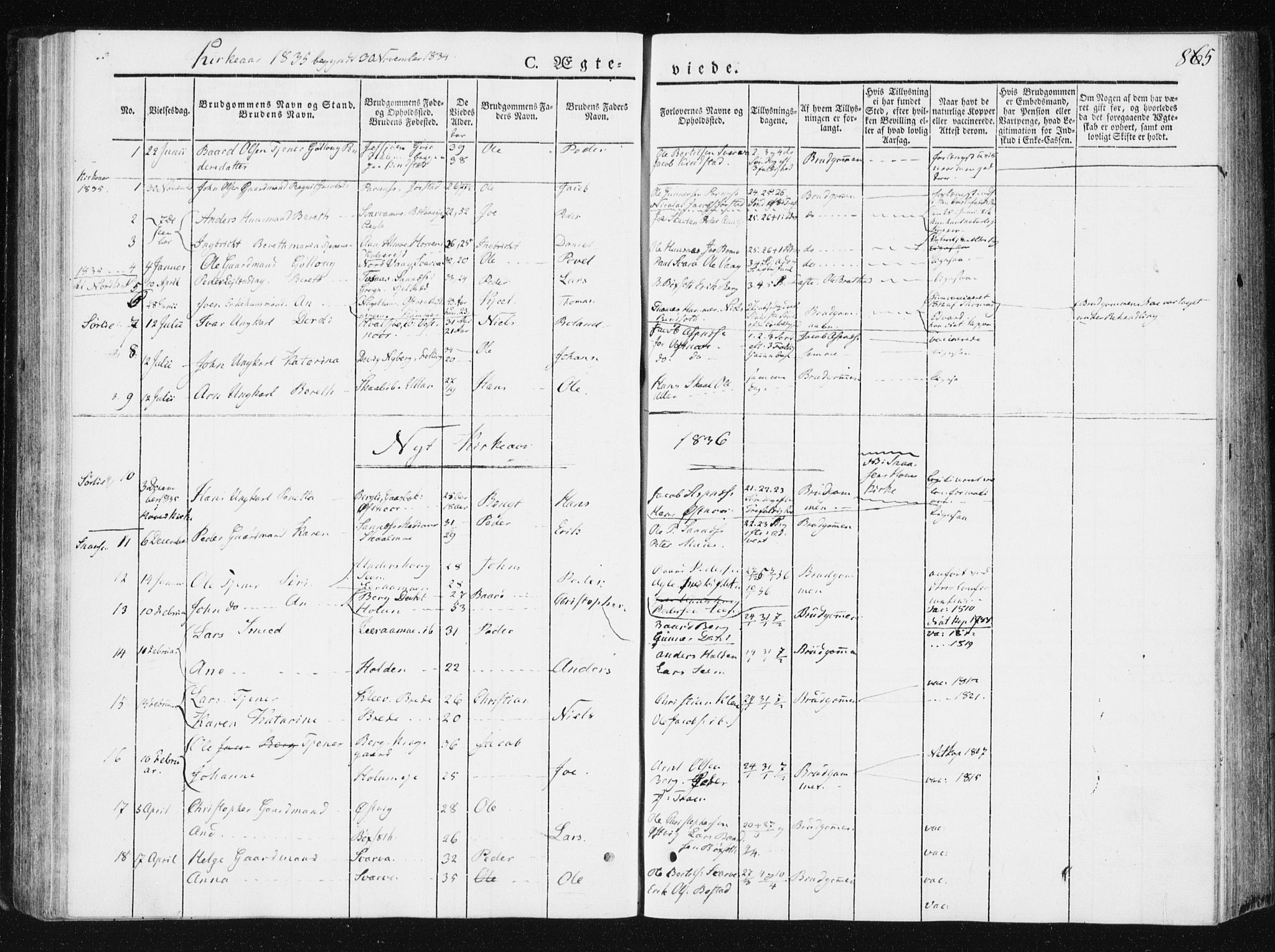 Ministerialprotokoller, klokkerbøker og fødselsregistre - Nord-Trøndelag, SAT/A-1458/749/L0470: Ministerialbok nr. 749A04, 1834-1853, s. 85