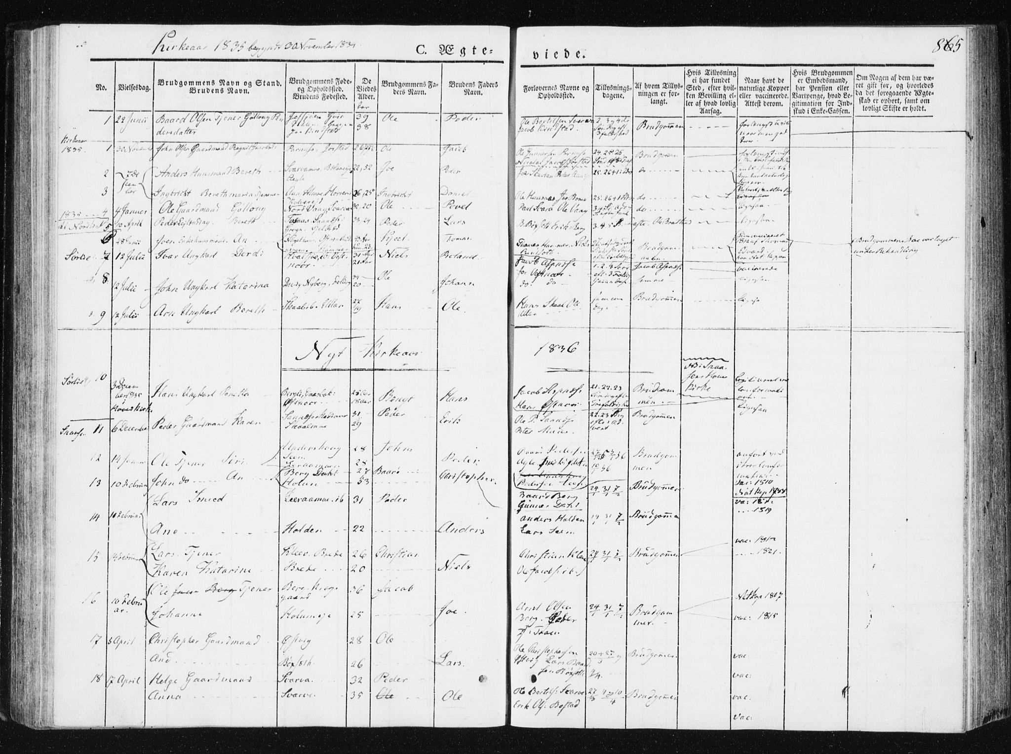 Ministerialprotokoller, klokkerbøker og fødselsregistre - Nord-Trøndelag, AV/SAT-A-1458/749/L0470: Ministerialbok nr. 749A04, 1834-1853, s. 85