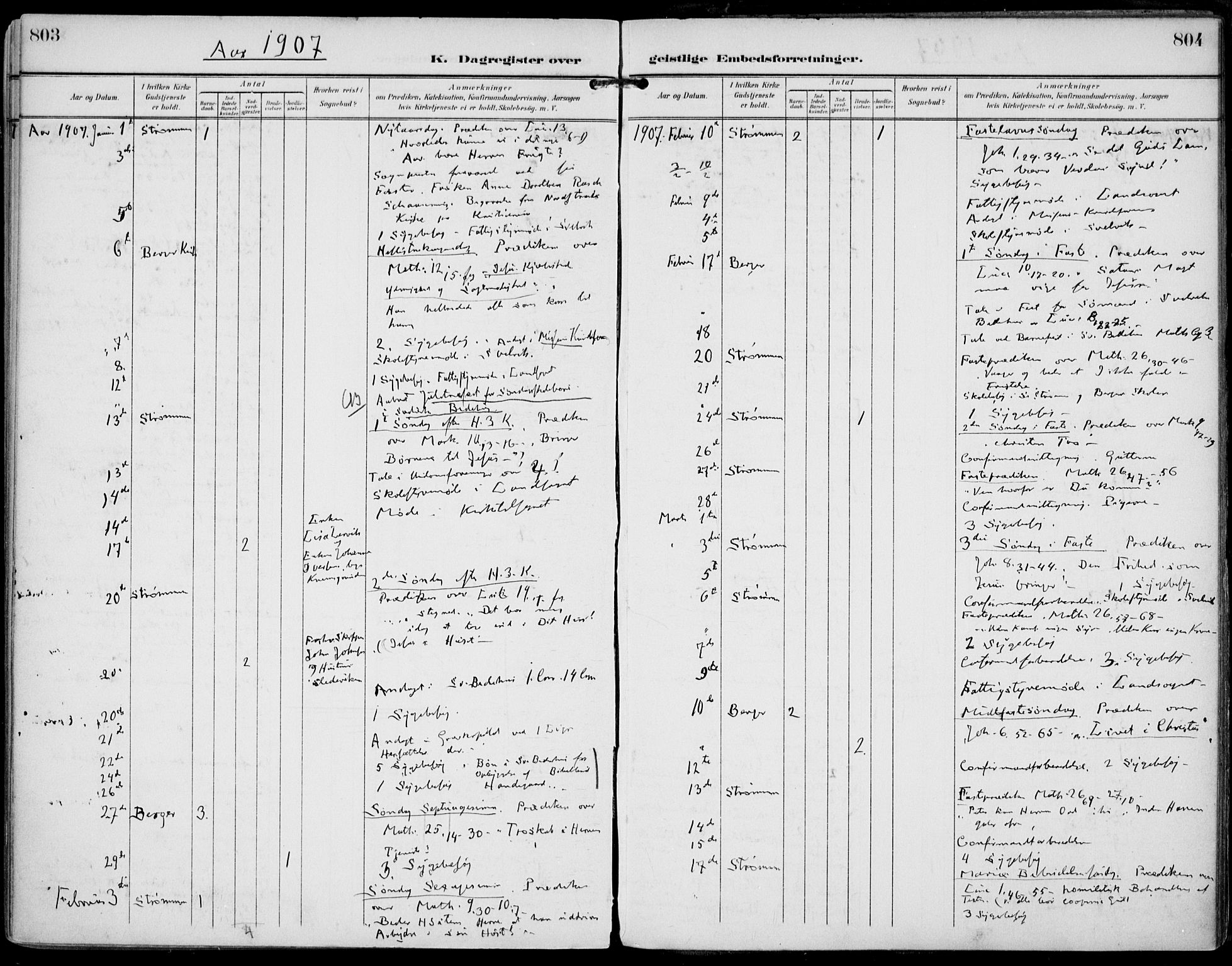 Strømm kirkebøker, AV/SAKO-A-322/F/Fa/L0005: Ministerialbok nr. I 5, 1898-1919, s. 803-804