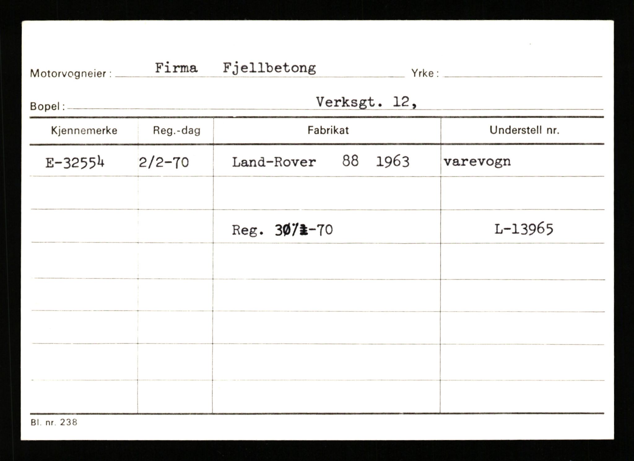 Stavanger trafikkstasjon, SAST/A-101942/0/G/L0005: Registreringsnummer: 23000 - 34245, 1930-1971, s. 2958