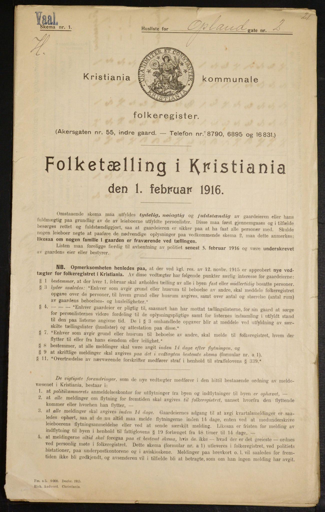 OBA, Kommunal folketelling 1.2.1916 for Kristiania, 1916, s. 77642