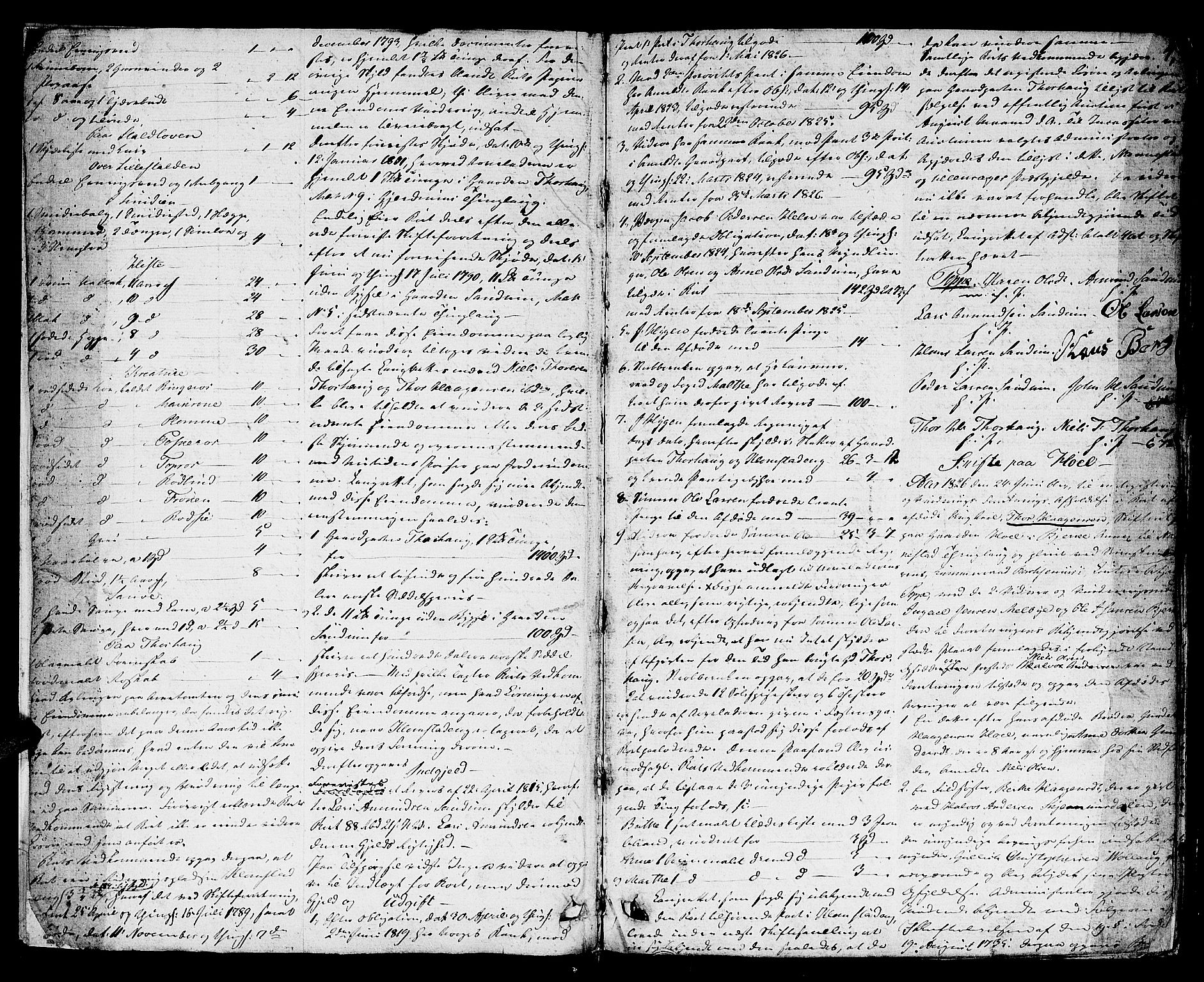 Øvre Romerike sorenskriveri, AV/SAO-A-10649/H/Hb/L0021: Skifteprotokoll nr. 21, 1826-1837, s. 3b-4a