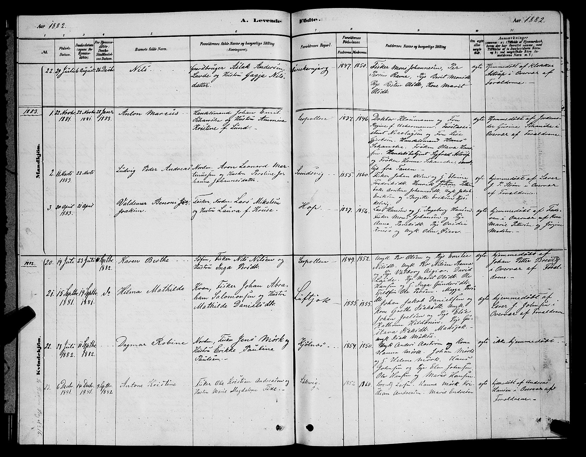 Tana sokneprestkontor, AV/SATØ-S-1334/H/Hb/L0003klokker: Klokkerbok nr. 3, 1878-1890