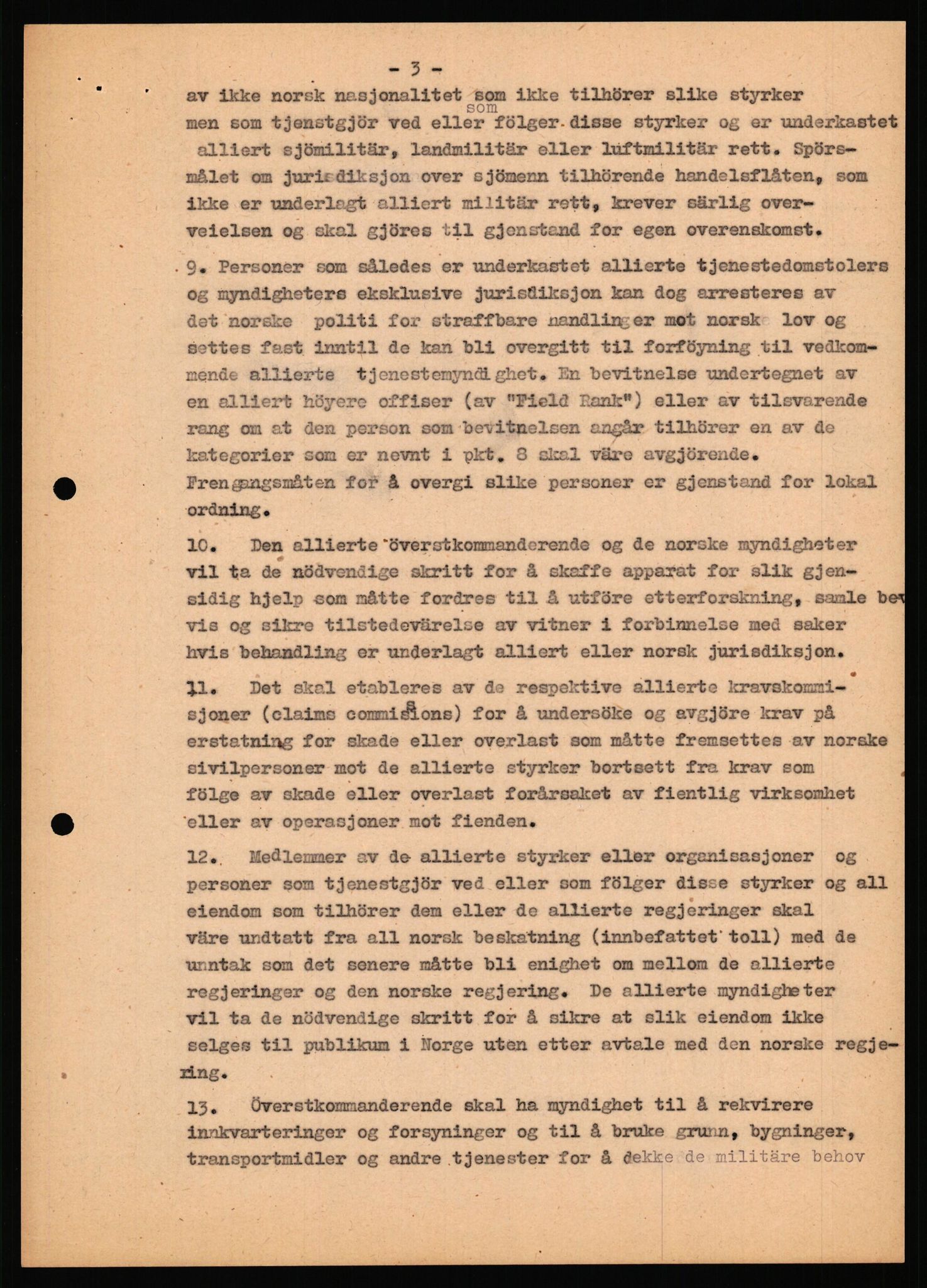 Forsvaret, Forsvarets krigshistoriske avdeling, AV/RA-RAFA-2017/Y/Yf/L0210: II.C.11.2130-2136 - Den norske regjering i London., 1940-1959, s. 261