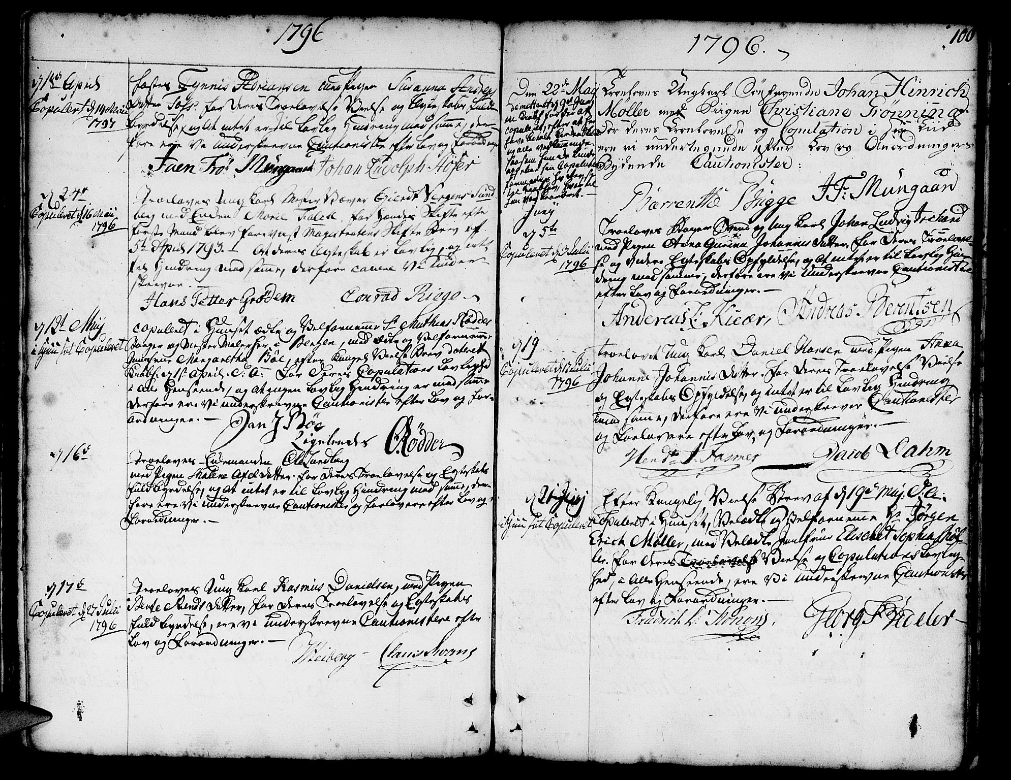 Nykirken Sokneprestembete, SAB/A-77101/H/Haa/L0008: Ministerialbok nr. A 8, 1776-1814, s. 100