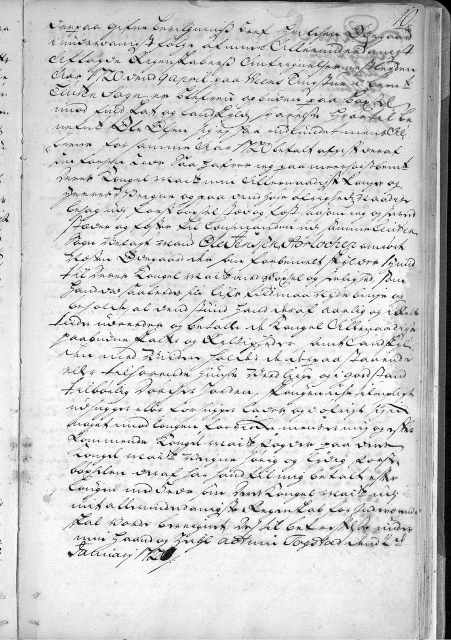 Hedemarken fogderi, AV/SAH-FOGDH-001/F/Fb/Fba/L0001: Bygselprotokoll, 1711-1797, s. 10a