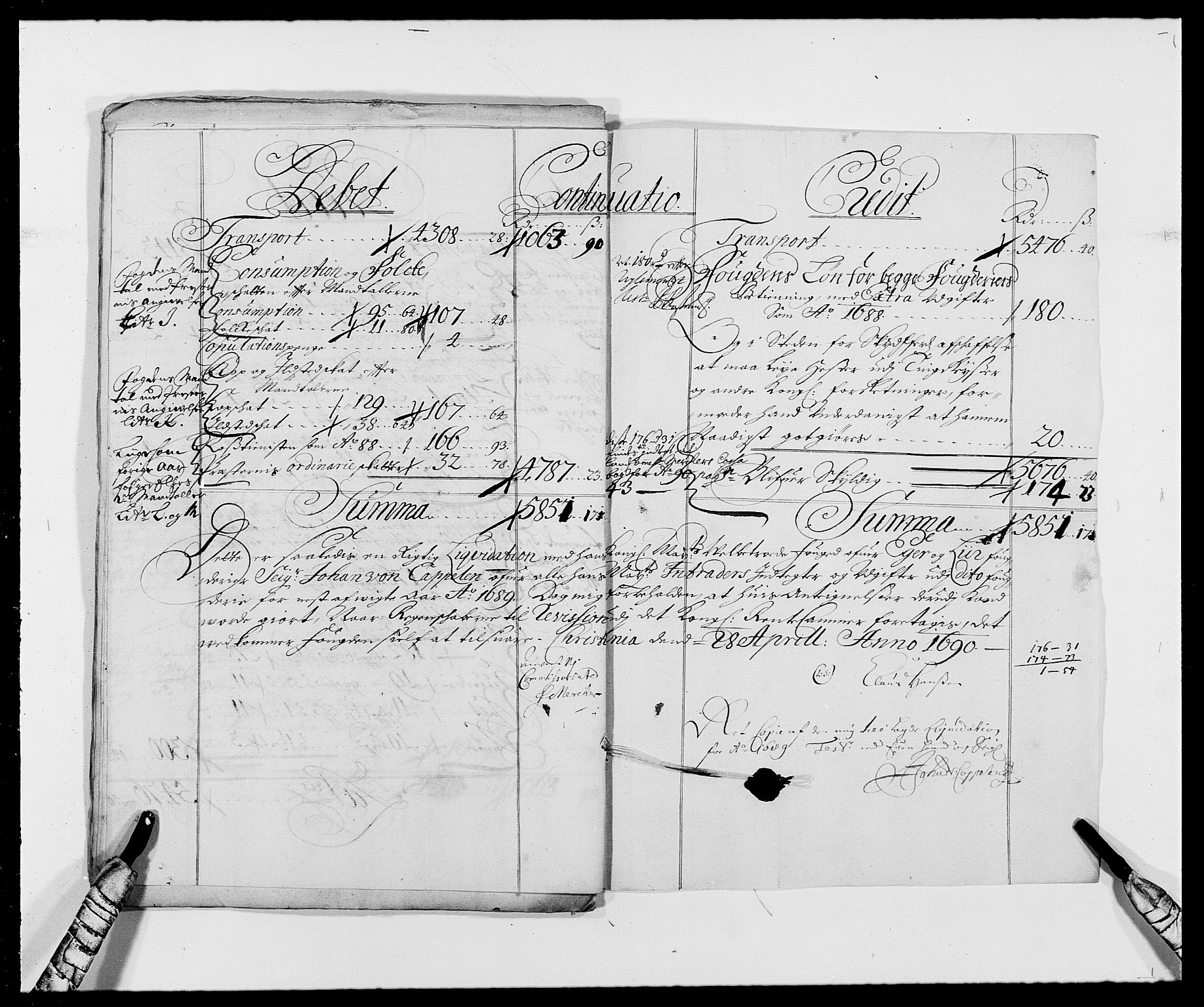 Rentekammeret inntil 1814, Reviderte regnskaper, Fogderegnskap, AV/RA-EA-4092/R28/L1688: Fogderegnskap Eiker og Lier, 1687-1689, s. 12