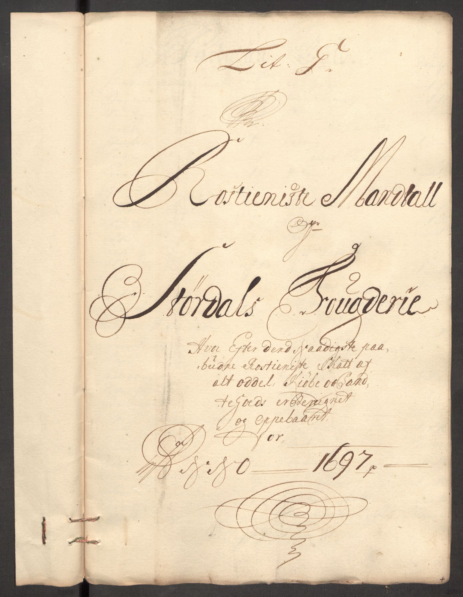 Rentekammeret inntil 1814, Reviderte regnskaper, Fogderegnskap, RA/EA-4092/R62/L4189: Fogderegnskap Stjørdal og Verdal, 1697, s. 107