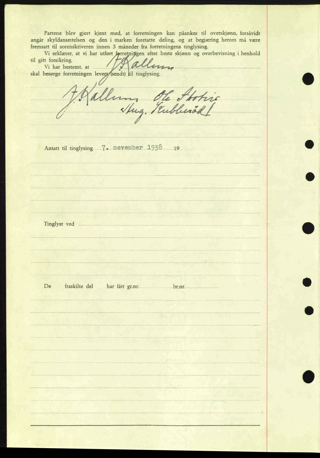 Moss sorenskriveri, SAO/A-10168: Pantebok nr. A5, 1938-1939, Dagboknr: 2407/1938