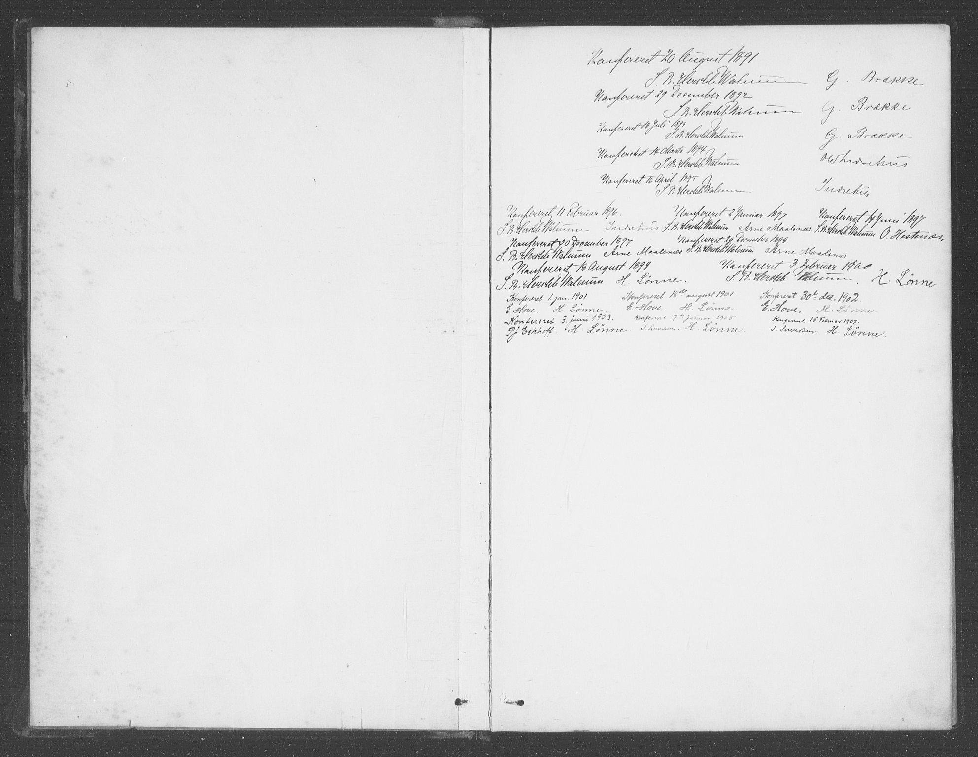 Balestrand sokneprestembete, SAB/A-79601: Ministerialbok nr. D  2, 1891-1907