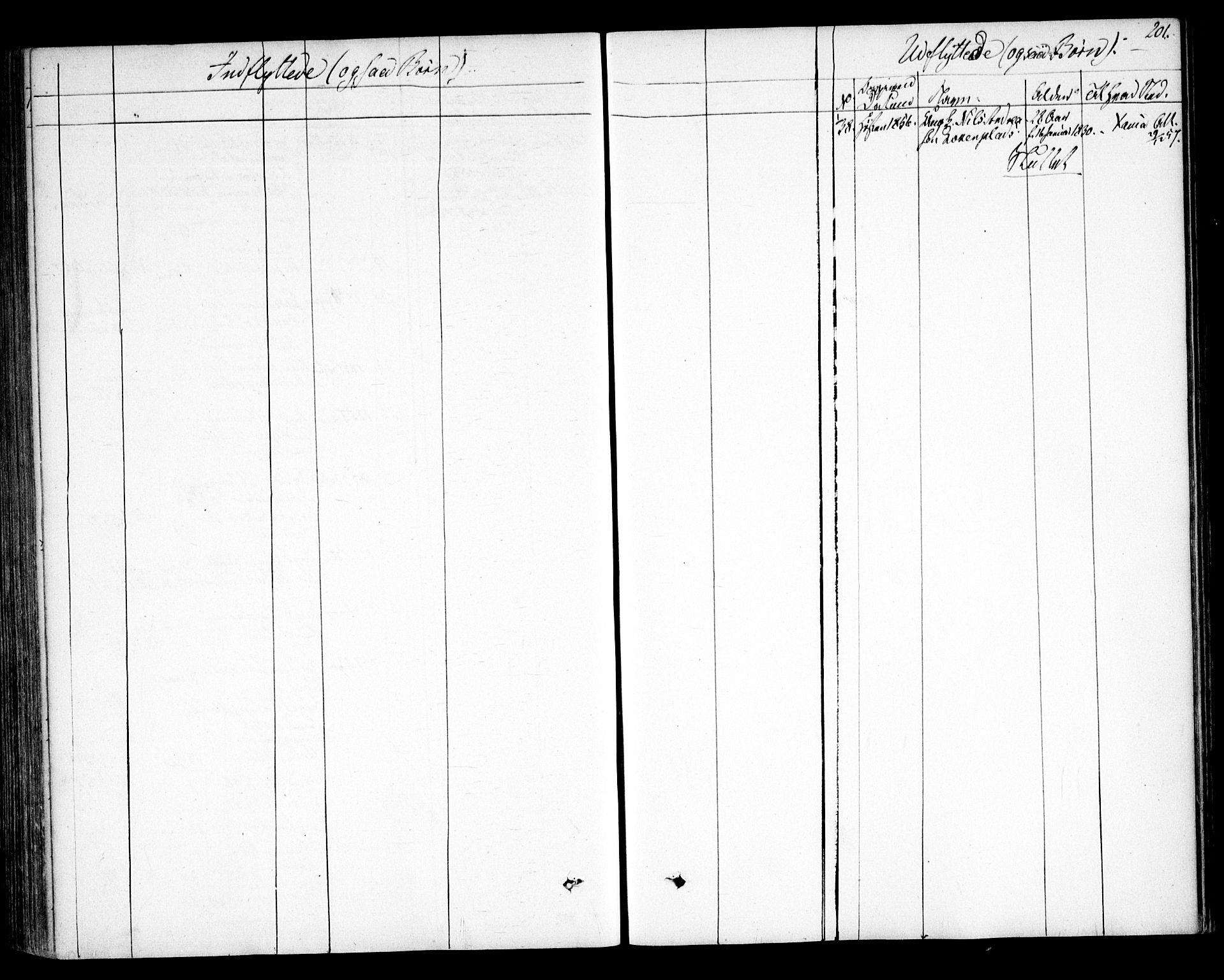 Kråkstad prestekontor Kirkebøker, AV/SAO-A-10125a/F/Fa/L0006: Ministerialbok nr. I 6, 1848-1857, s. 201