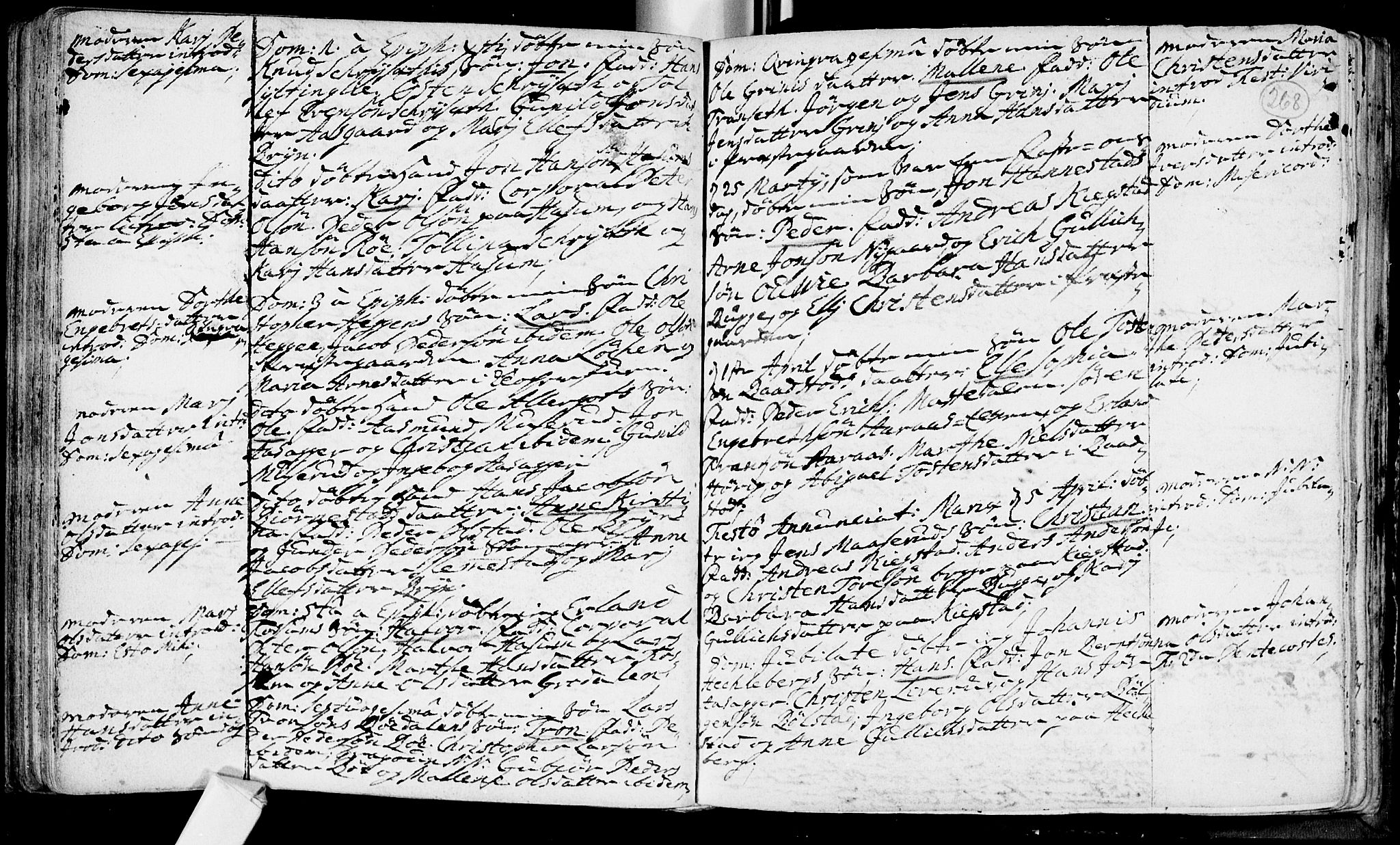 Røyken kirkebøker, SAKO/A-241/F/Fa/L0002: Ministerialbok nr. 2, 1731-1782, s. 268