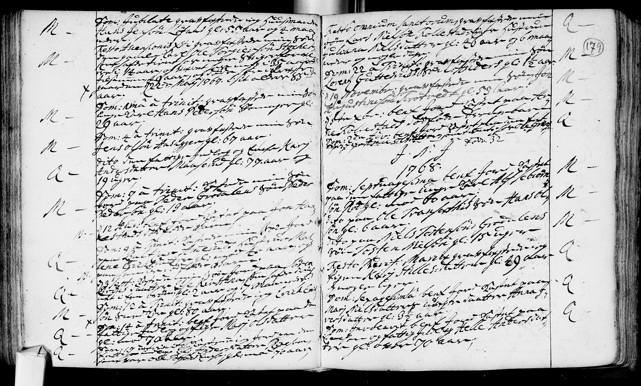 Røyken kirkebøker, SAKO/A-241/F/Fa/L0002: Ministerialbok nr. 2, 1731-1782, s. 179