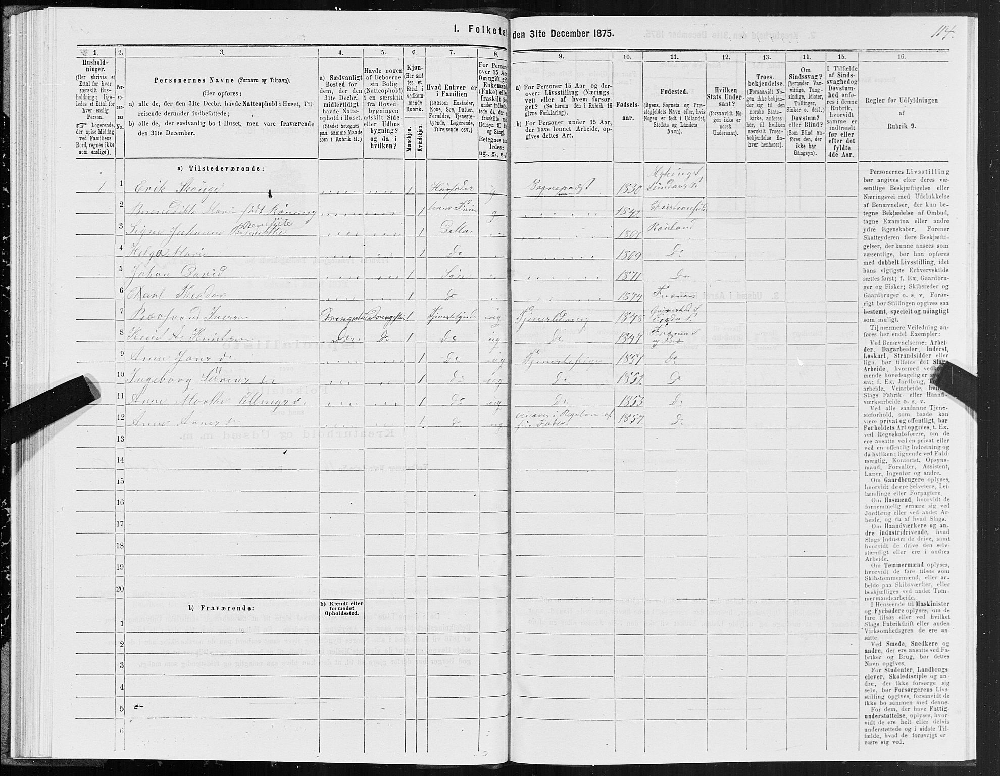 SAT, Folketelling 1875 for 1548P Fræna prestegjeld, 1875, s. 2114