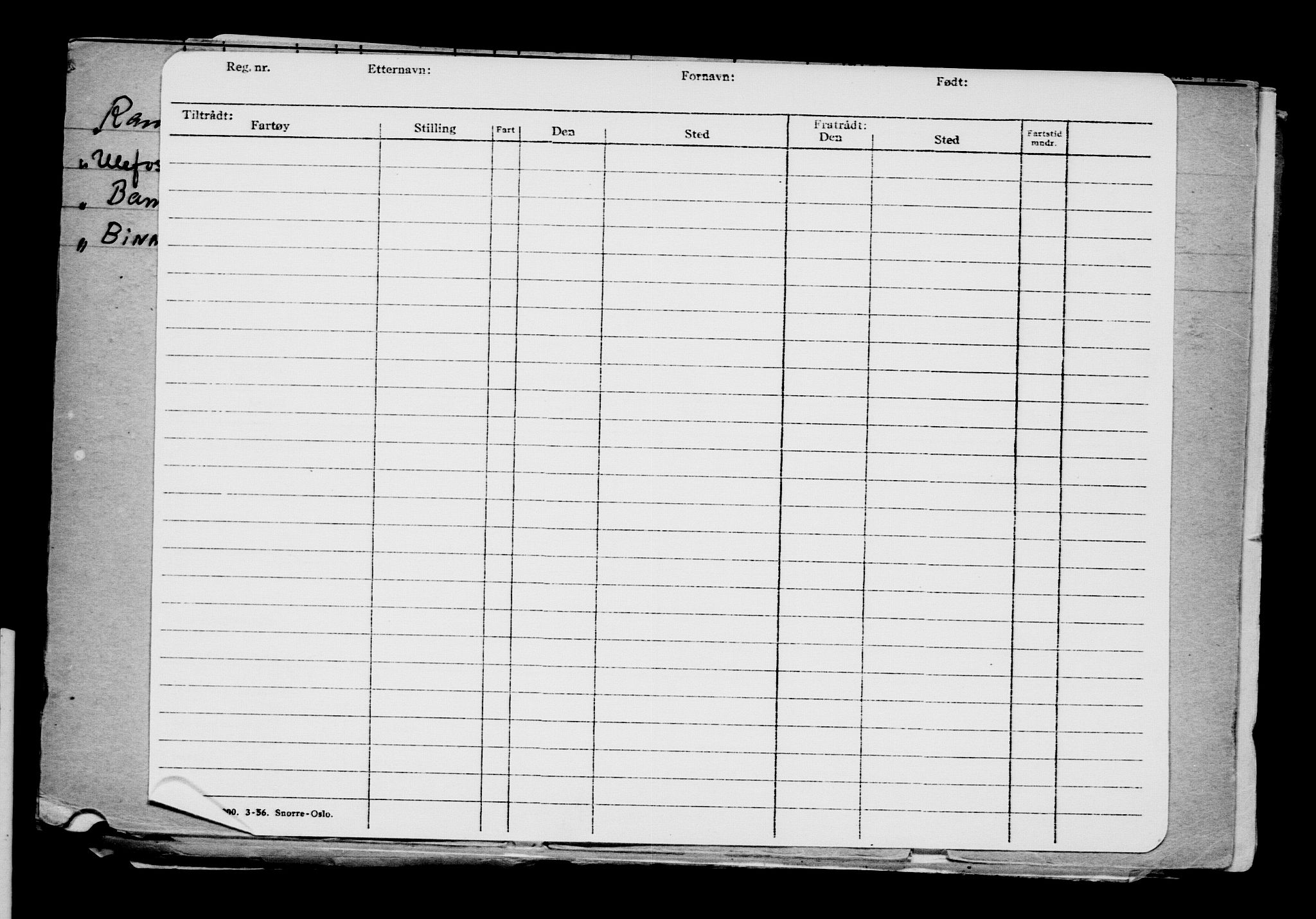 Direktoratet for sjømenn, AV/RA-S-3545/G/Gb/L0174: Hovedkort, 1919, s. 253