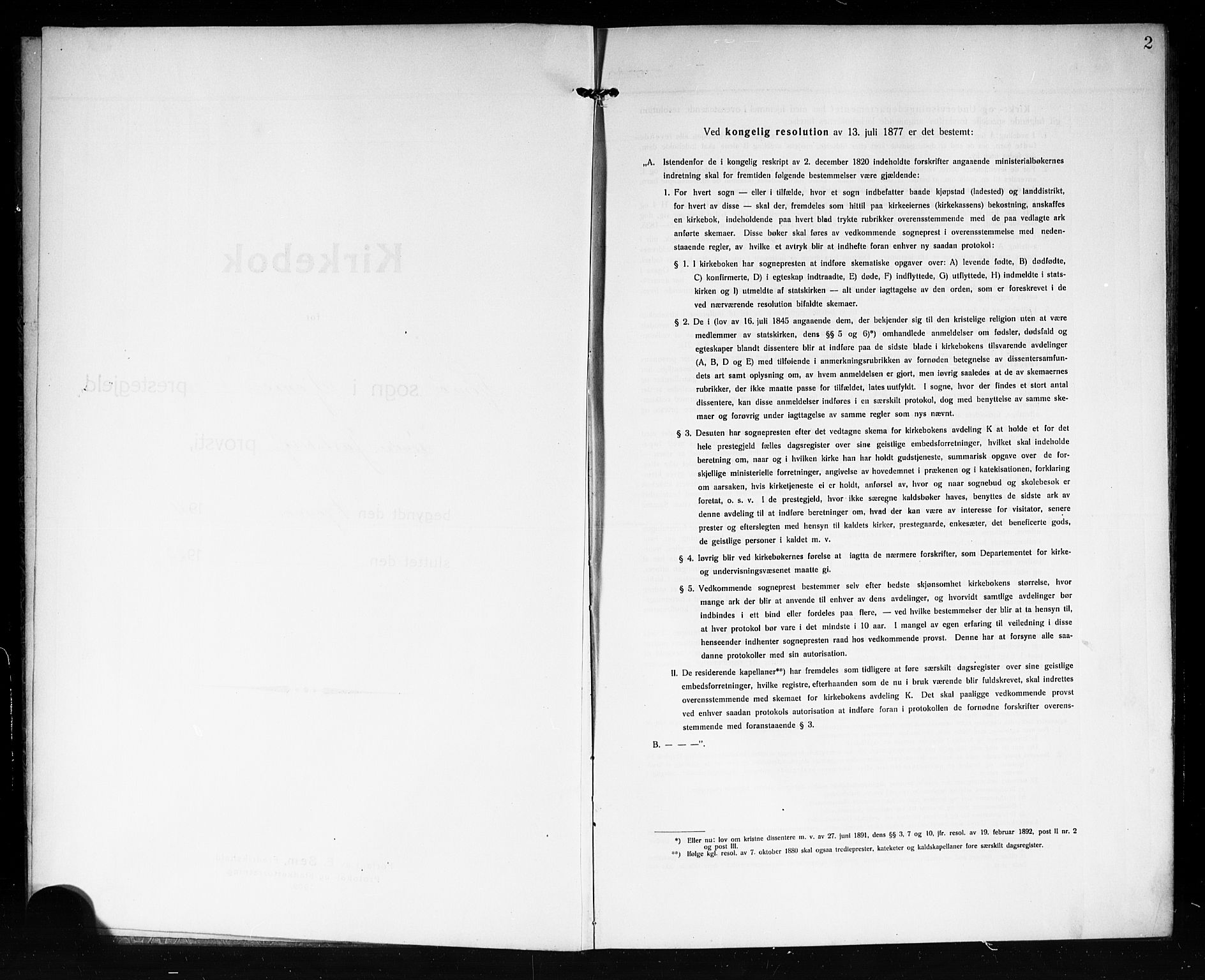 Tjøme kirkebøker, SAKO/A-328/G/Ga/L0002: Klokkerbok nr. 2, 1911-1920, s. 2