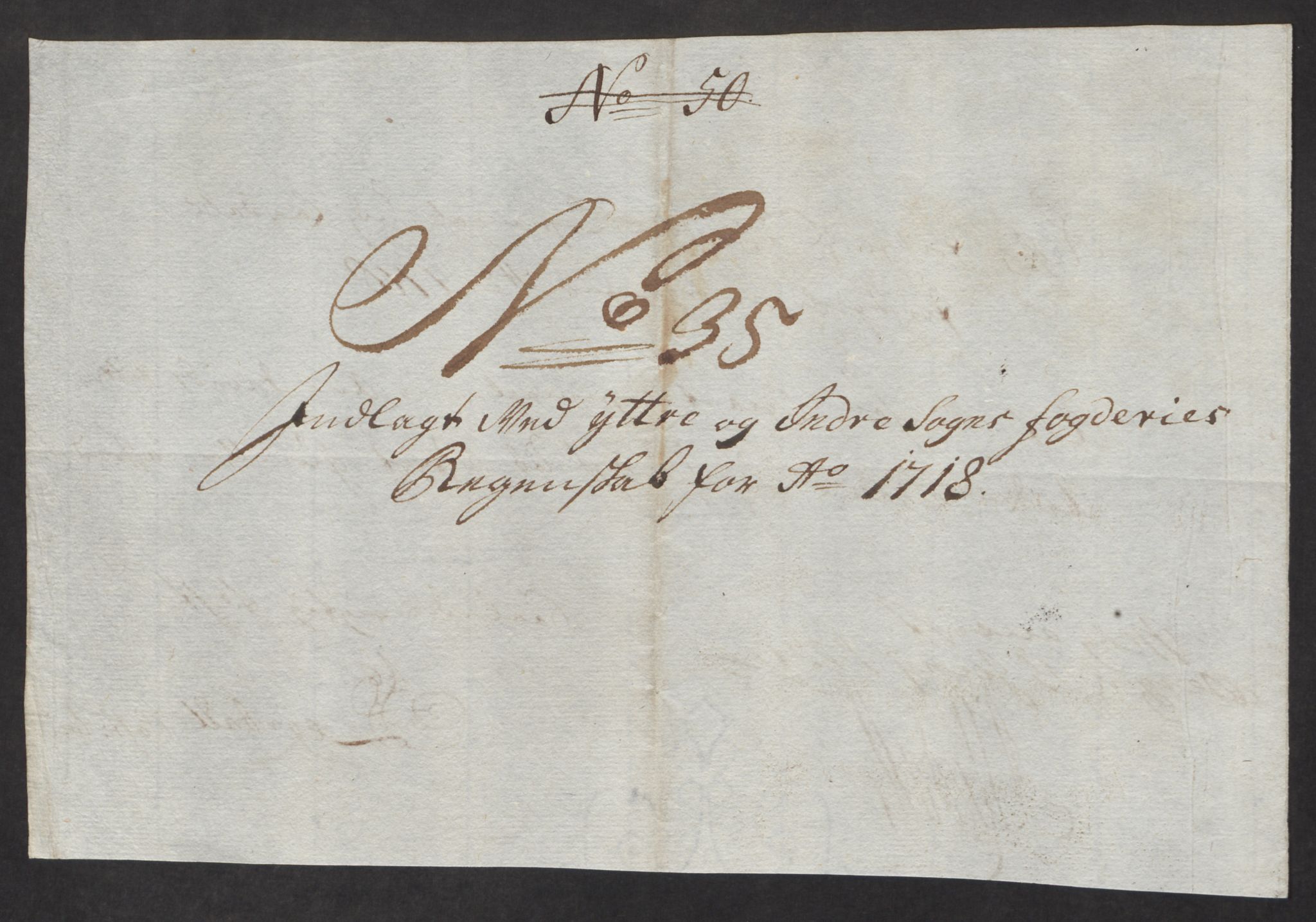 Rentekammeret inntil 1814, Reviderte regnskaper, Fogderegnskap, AV/RA-EA-4092/R52/L3321: Fogderegnskap Sogn, 1717-1718, s. 698