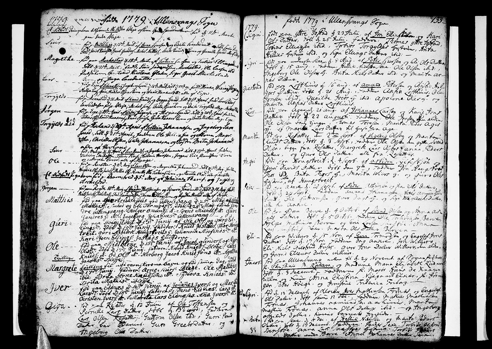 Ullensvang sokneprestembete, AV/SAB-A-78701/H/Haa: Ministerialbok nr. A 6 /1, 1758-1788, s. 133