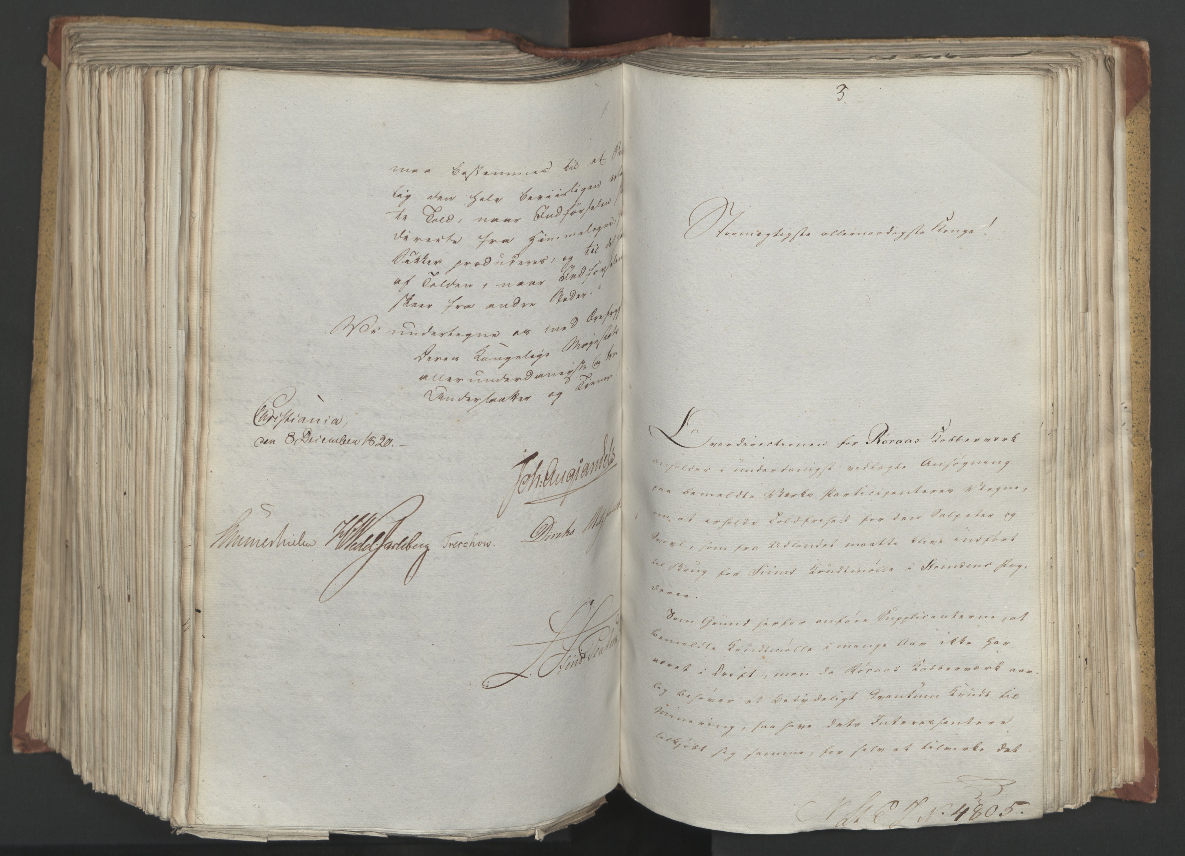 Statsrådsavdelingen i Stockholm, AV/RA-S-1003/D/Da/L0024: Regjeringsinnstillinger nr. 4663-4873, 1820, s. 412