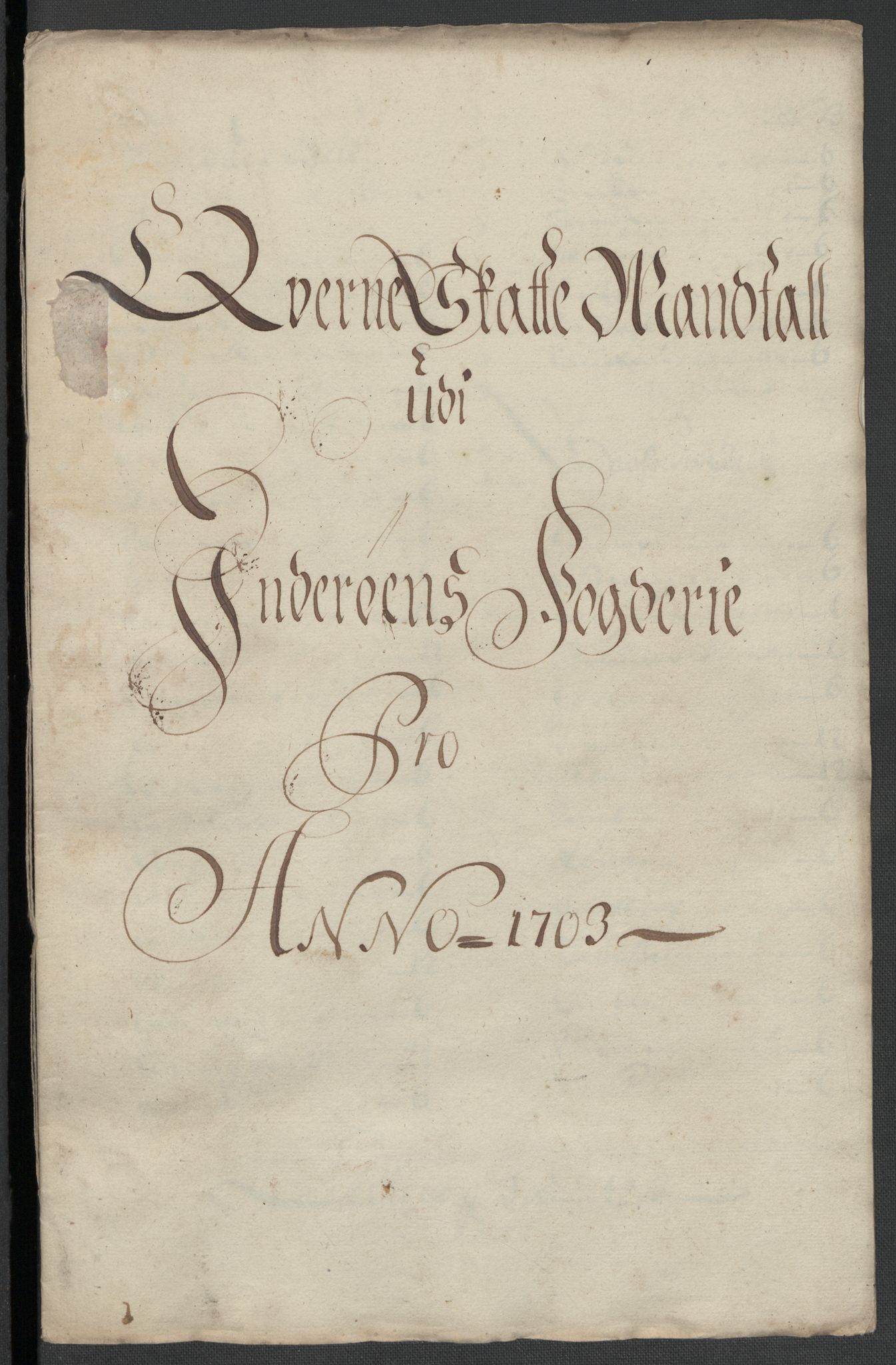 Rentekammeret inntil 1814, Reviderte regnskaper, Fogderegnskap, RA/EA-4092/R63/L4313: Fogderegnskap Inderøy, 1703-1704, s. 157