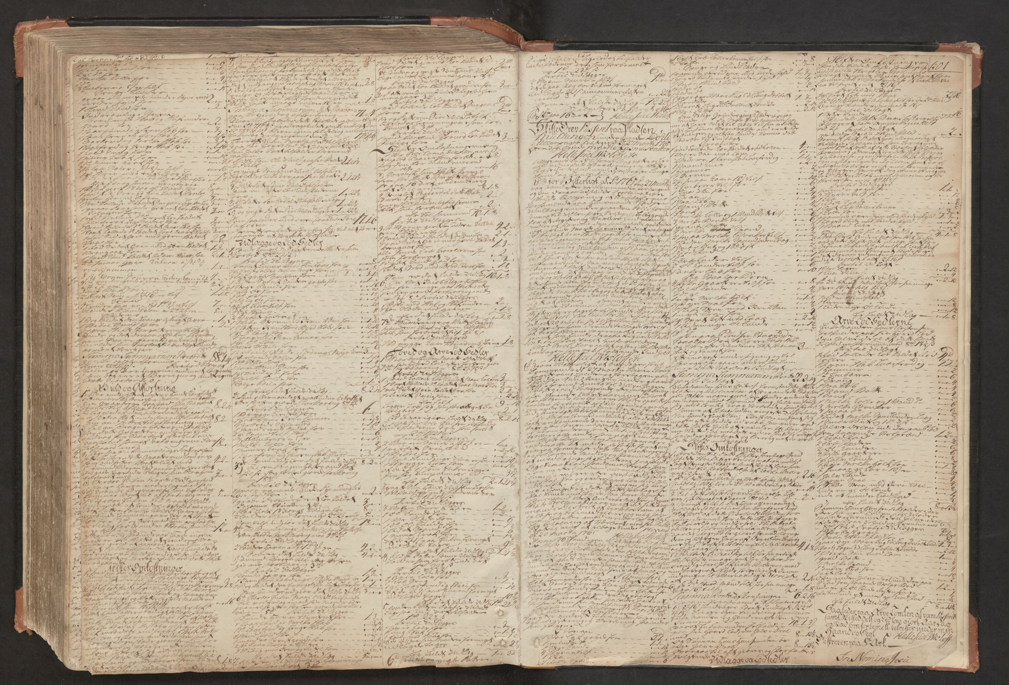 Øvre Romerike sorenskriveri, AV/SAO-A-10649/H/Hb/L0008c: Skifteprotokoll nr. 8c, 1763-1765, s. 600b-601a
