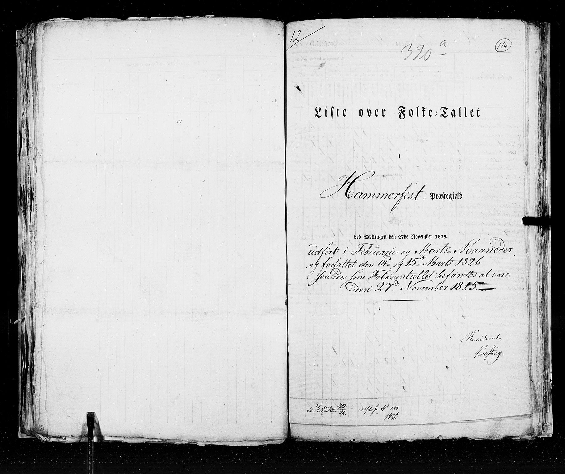 RA, Folketellingen 1825, bind 19: Finnmarken amt, 1825, s. 114