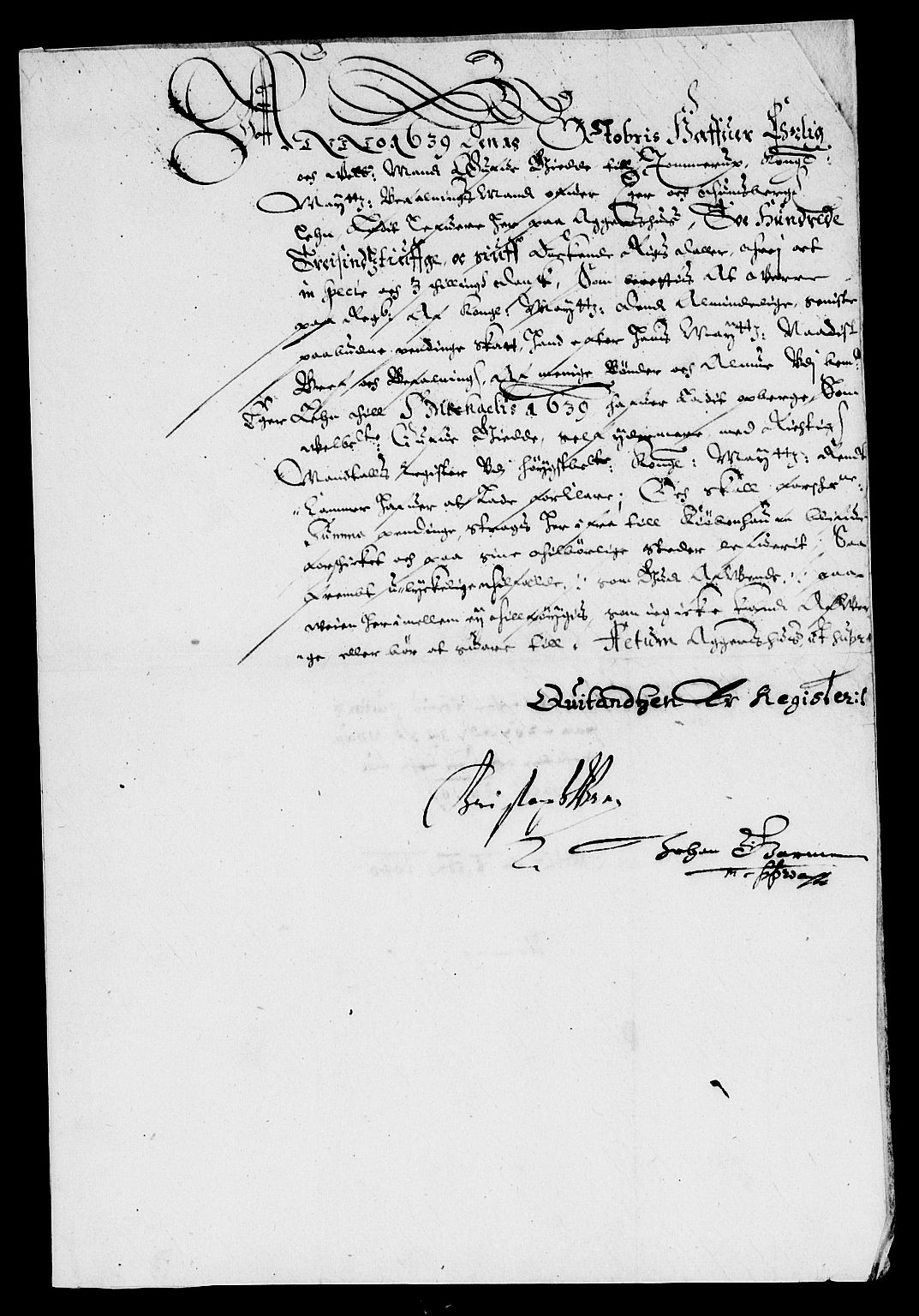 Rentekammeret inntil 1814, Reviderte regnskaper, Lensregnskaper, AV/RA-EA-5023/R/Rb/Rbm/L0005: Eiker len, 1639-1640