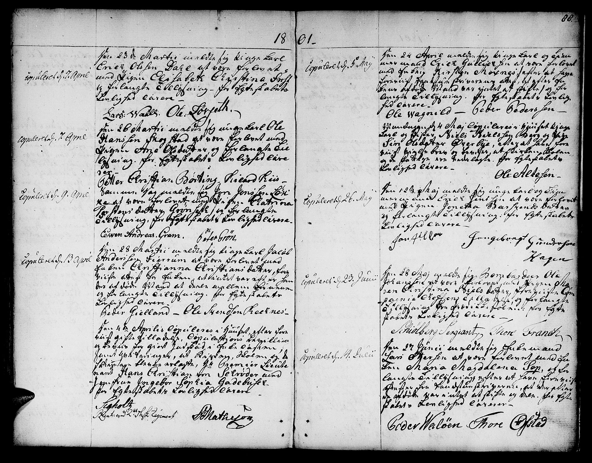 Ministerialprotokoller, klokkerbøker og fødselsregistre - Sør-Trøndelag, SAT/A-1456/601/L0041: Ministerialbok nr. 601A09, 1784-1801, s. 88