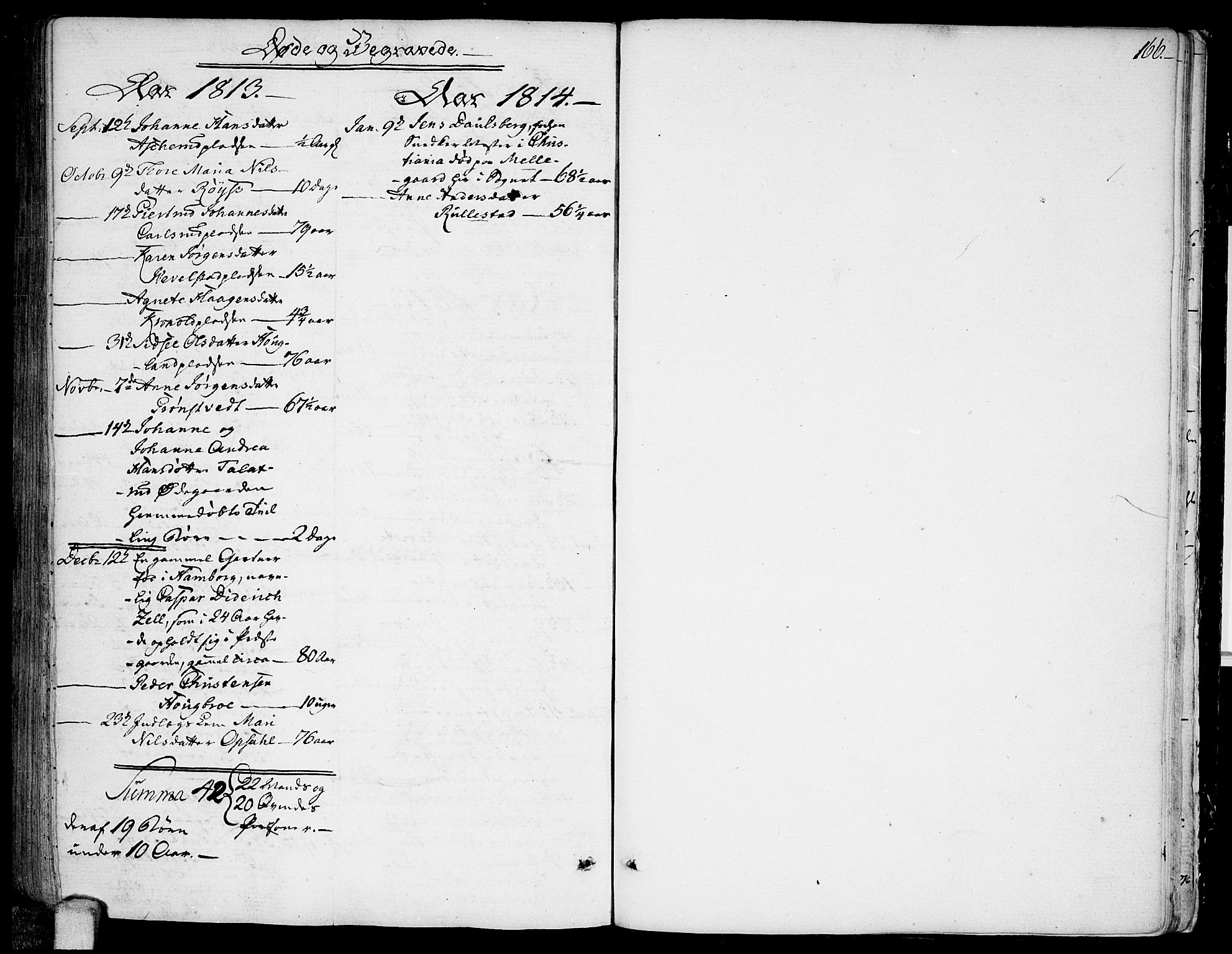 Kråkstad prestekontor Kirkebøker, SAO/A-10125a/F/Fa/L0002: Ministerialbok nr. I 2, 1786-1814, s. 166