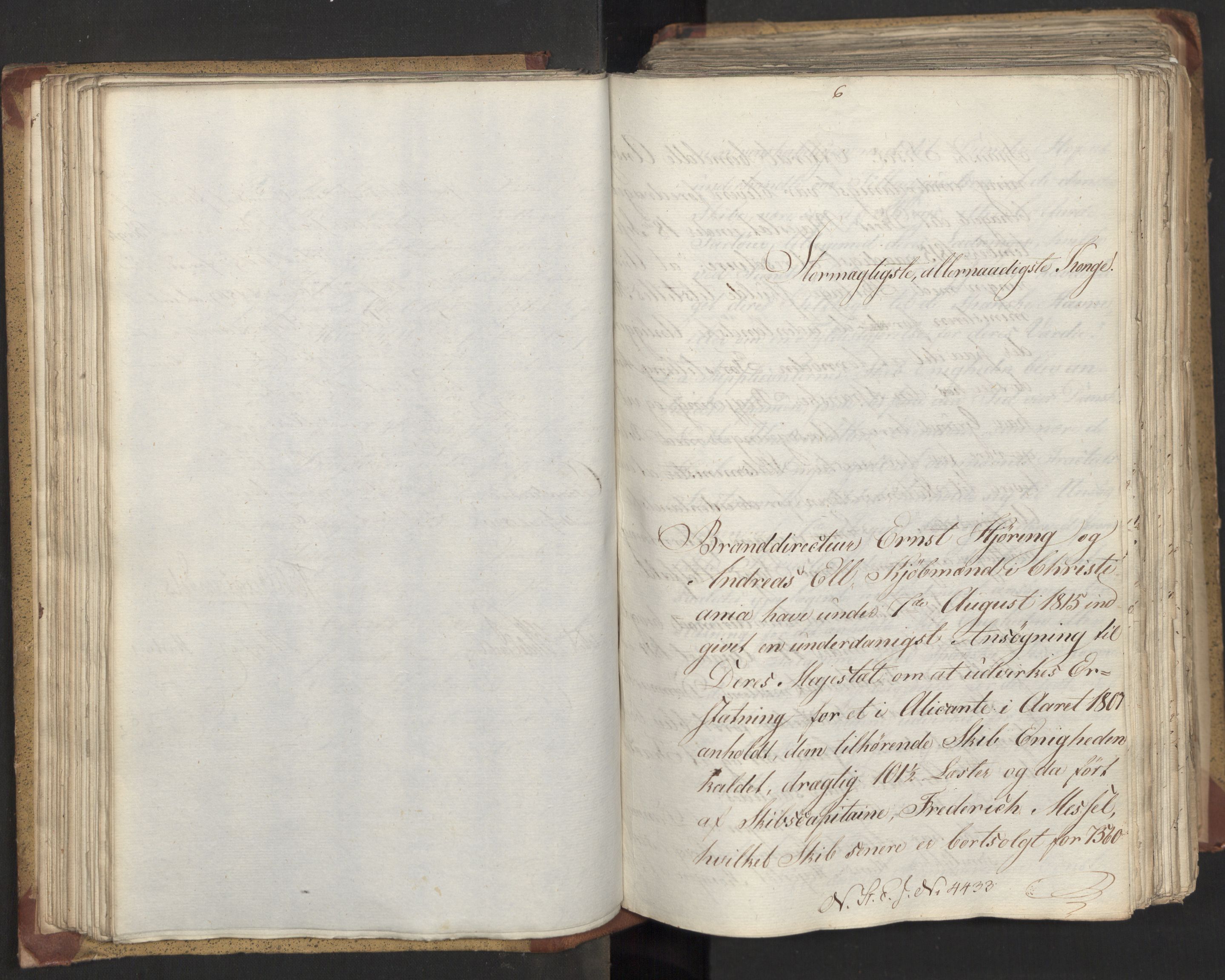 Statsrådsavdelingen i Stockholm, AV/RA-S-1003/D/Da/L0022: Regjeringsinnstillinger nr. 4399-4565, 1820, s. 107