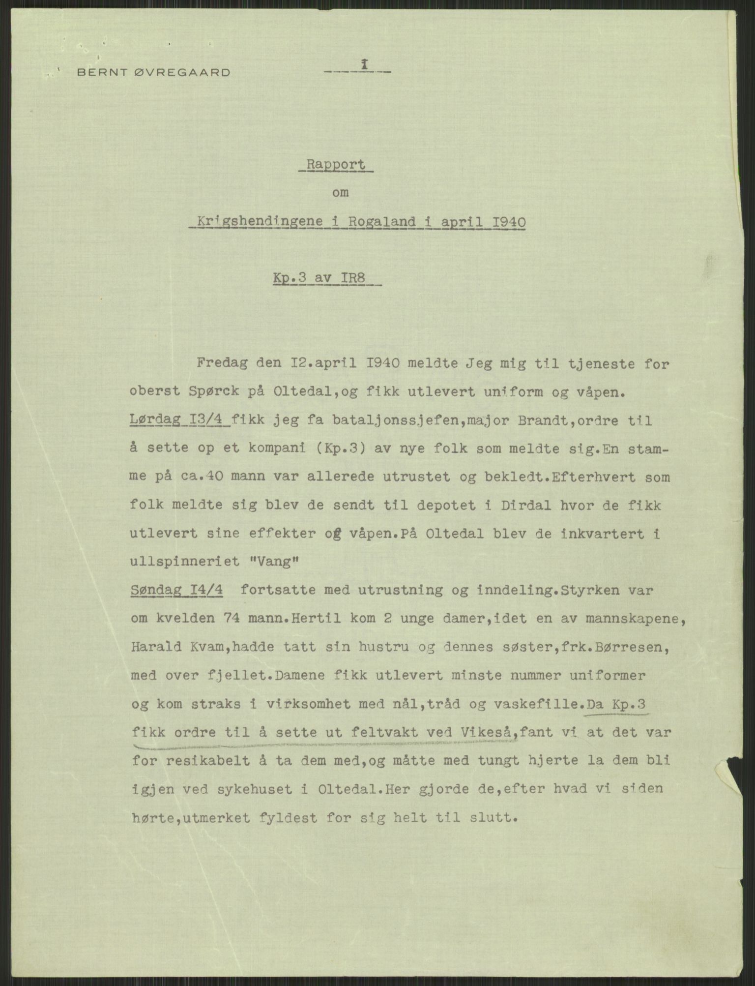 Forsvaret, Forsvarets krigshistoriske avdeling, AV/RA-RAFA-2017/Y/Yb/L0092: II-C-11-321-330  -  3. Divisjon., 1940, s. 9