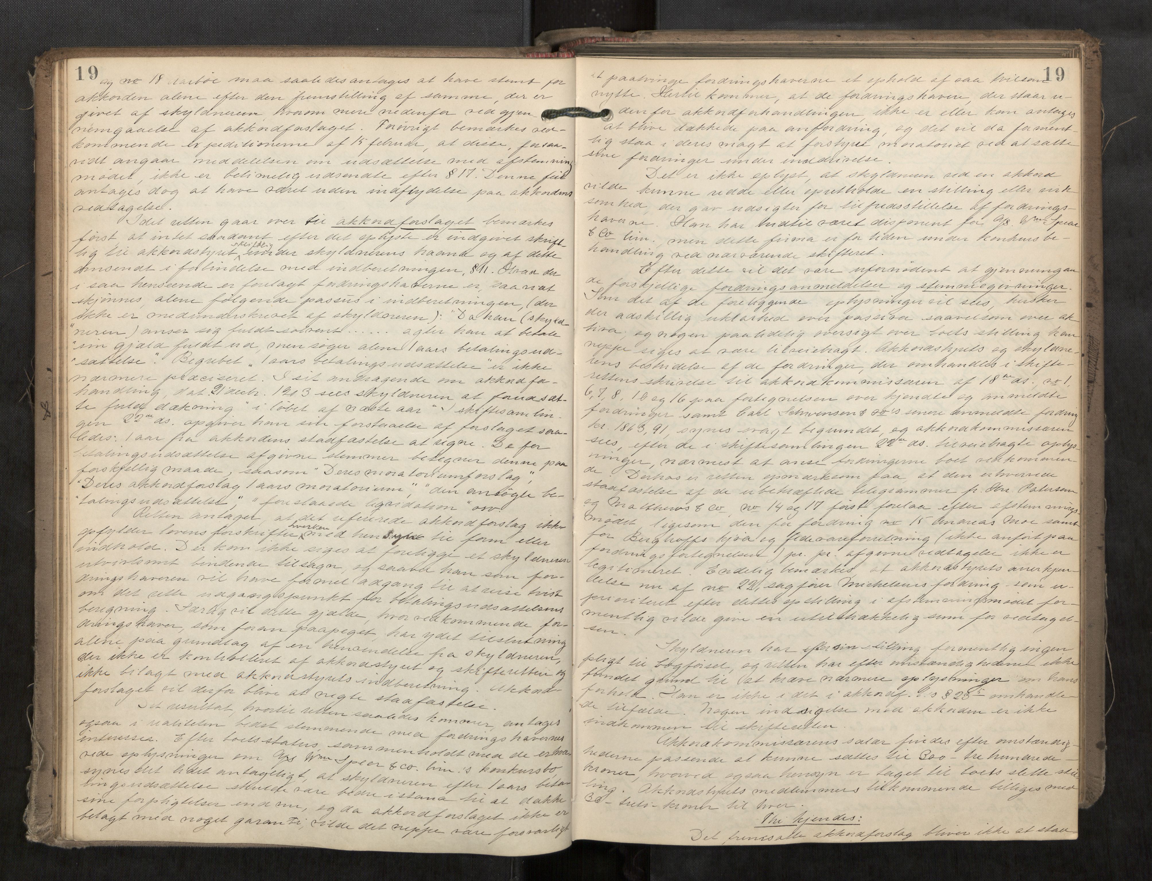 Steigen og Ofoten sorenskriveri, AV/SAT-A-0030/1/3/3B/L0003: Skiftebehandlingsprotokoll, 1903-1908, s. 19
