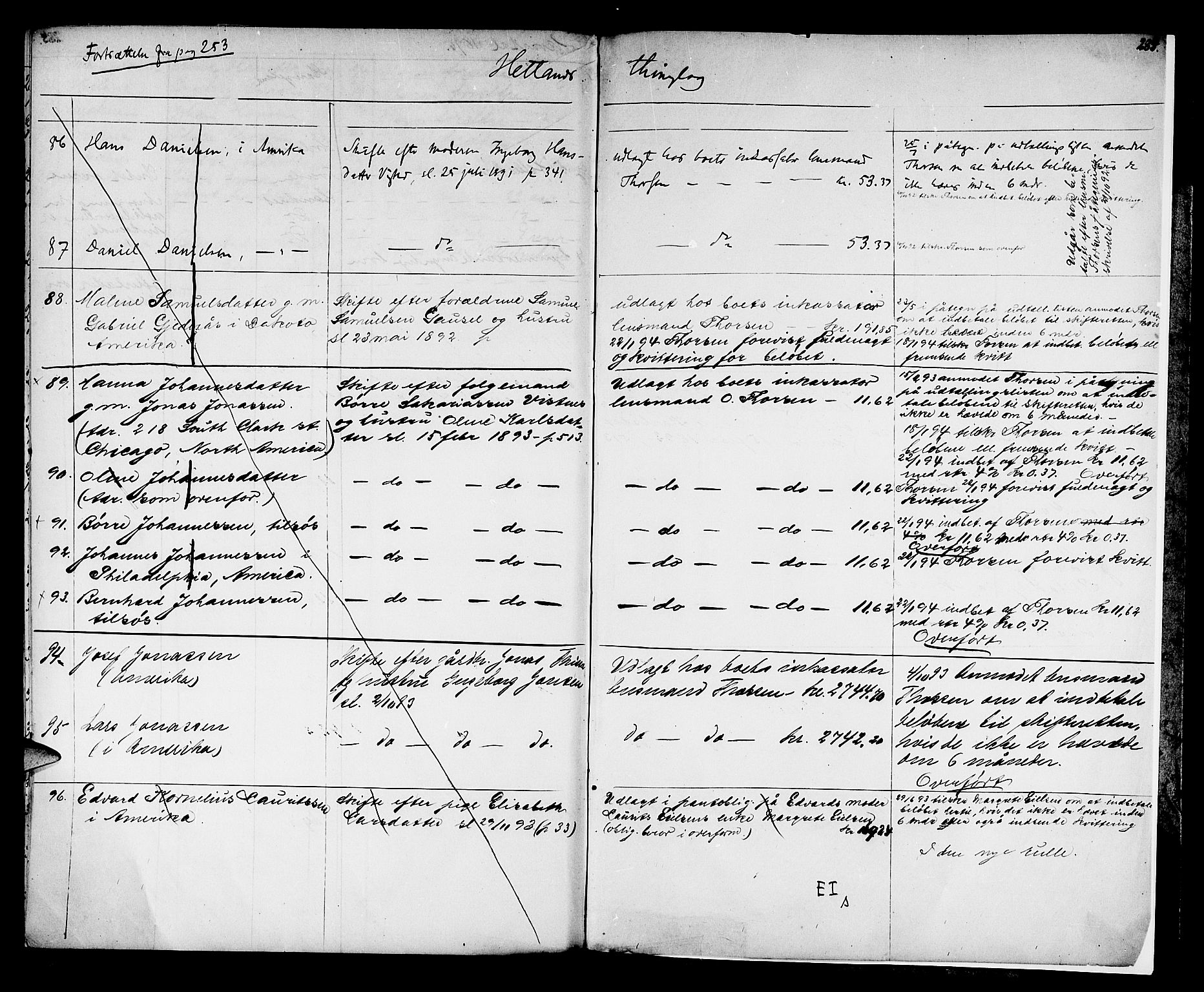 Jæren sorenskriveri, SAST/A-100310/01/5/52/52B/L0001: DØDSFALLPROTOKOLL, 1869-1896, s. 282b-283a