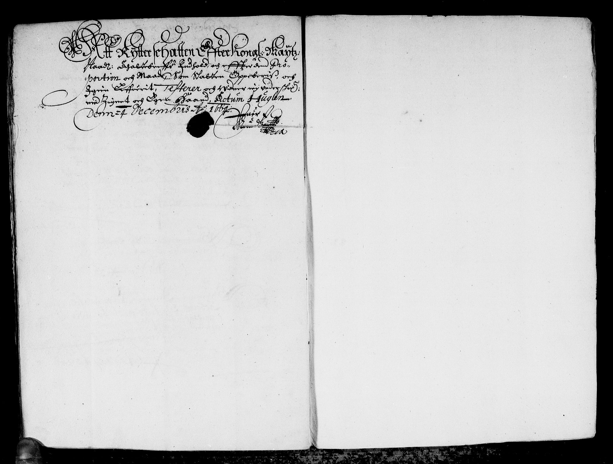 Rentekammeret inntil 1814, Reviderte regnskaper, Stiftamtstueregnskaper, Bergen stiftamt, RA/EA-6043/R/Rc/L0012: Bergen stiftamt, 1664