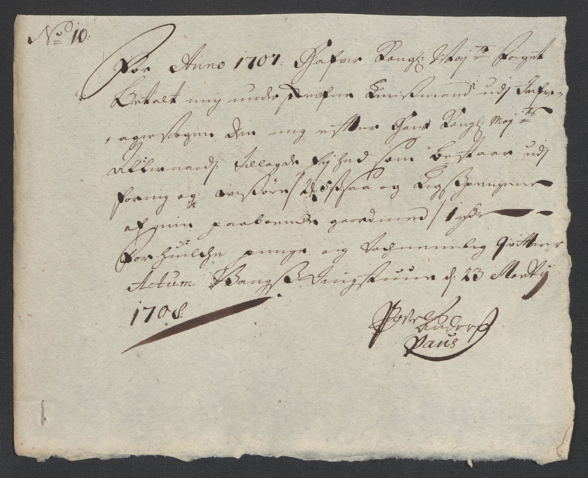 Rentekammeret inntil 1814, Reviderte regnskaper, Fogderegnskap, RA/EA-4092/R18/L1305: Fogderegnskap Hadeland, Toten og Valdres, 1707-1708, s. 303