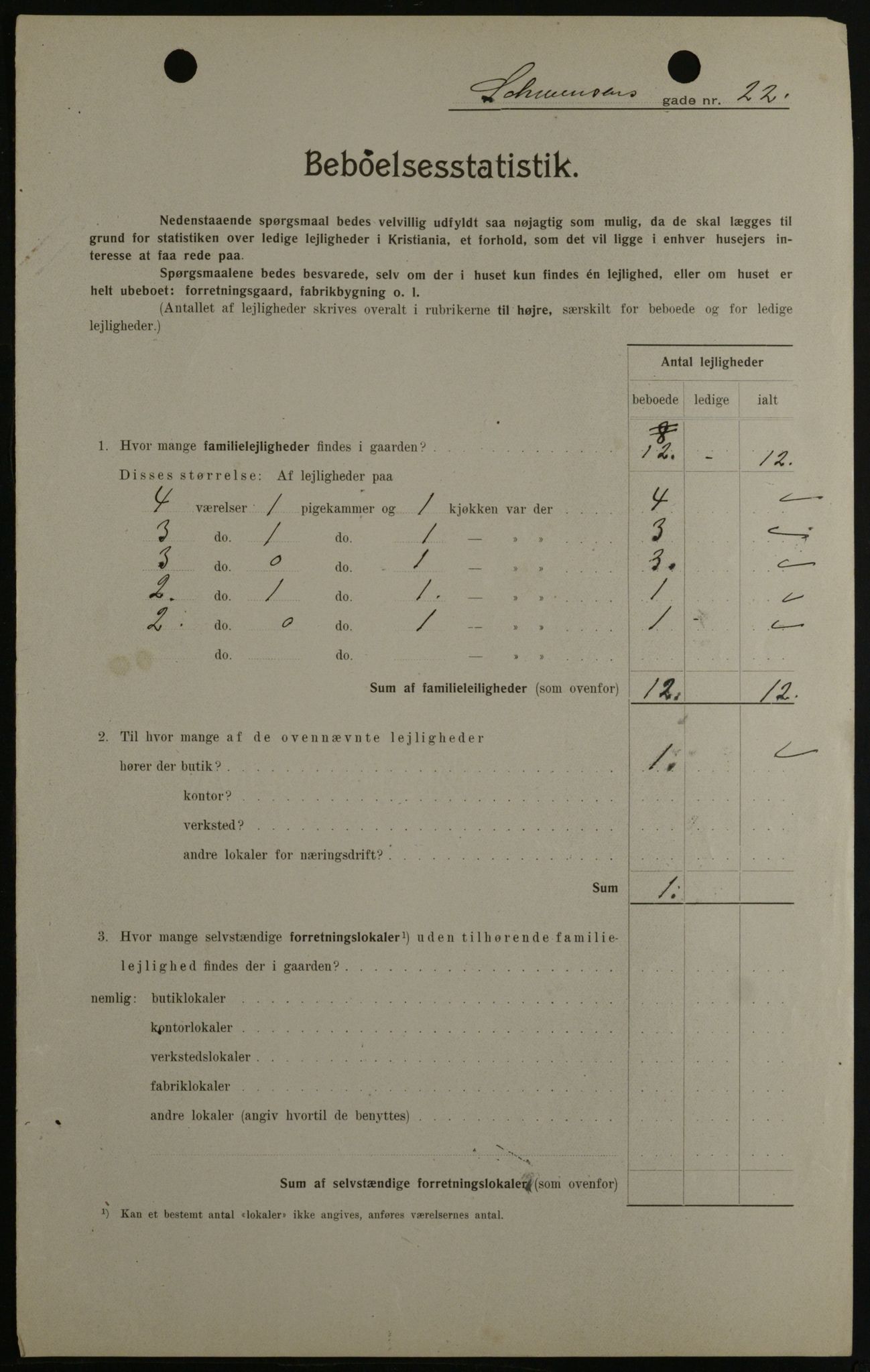 OBA, Kommunal folketelling 1.2.1908 for Kristiania kjøpstad, 1908, s. 83628