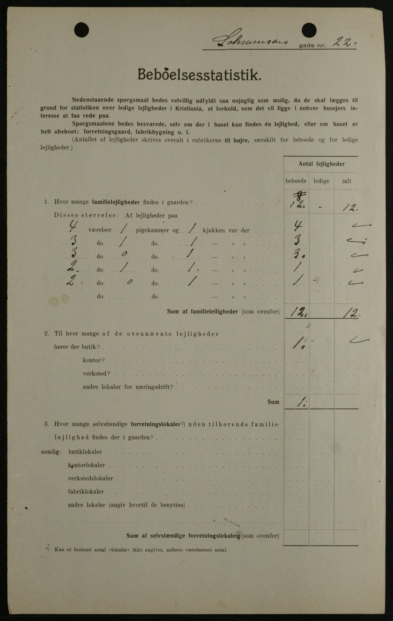 OBA, Kommunal folketelling 1.2.1908 for Kristiania kjøpstad, 1908, s. 83628