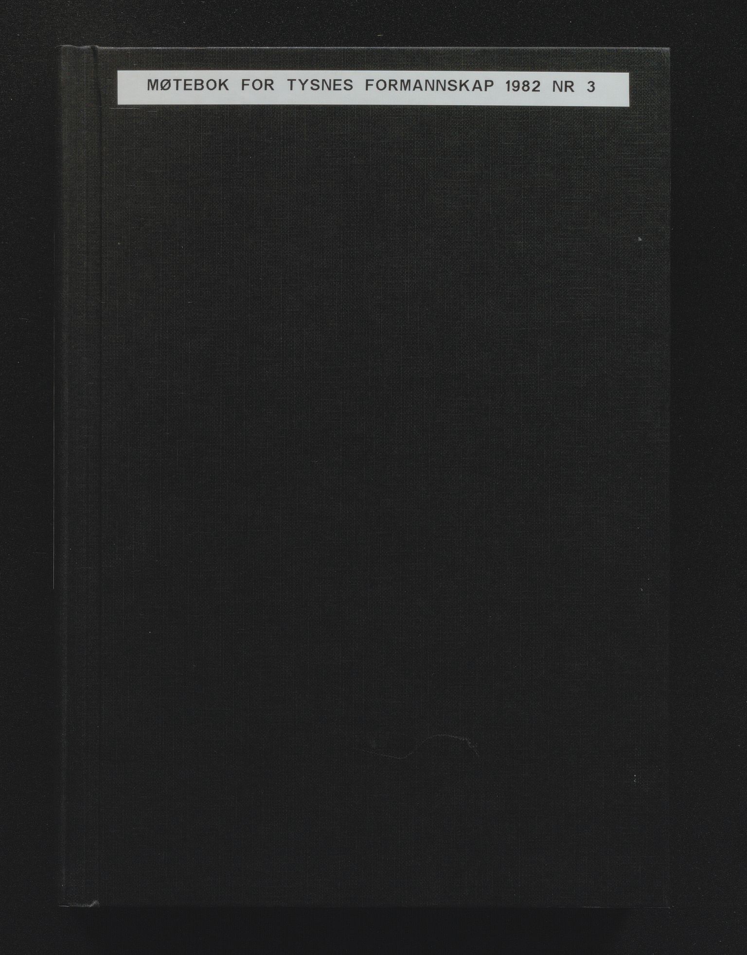 Tysnes kommune. Formannskapet, IKAH/1223-021/A/Aa/L0024: Møtebok for formannskap, 1982