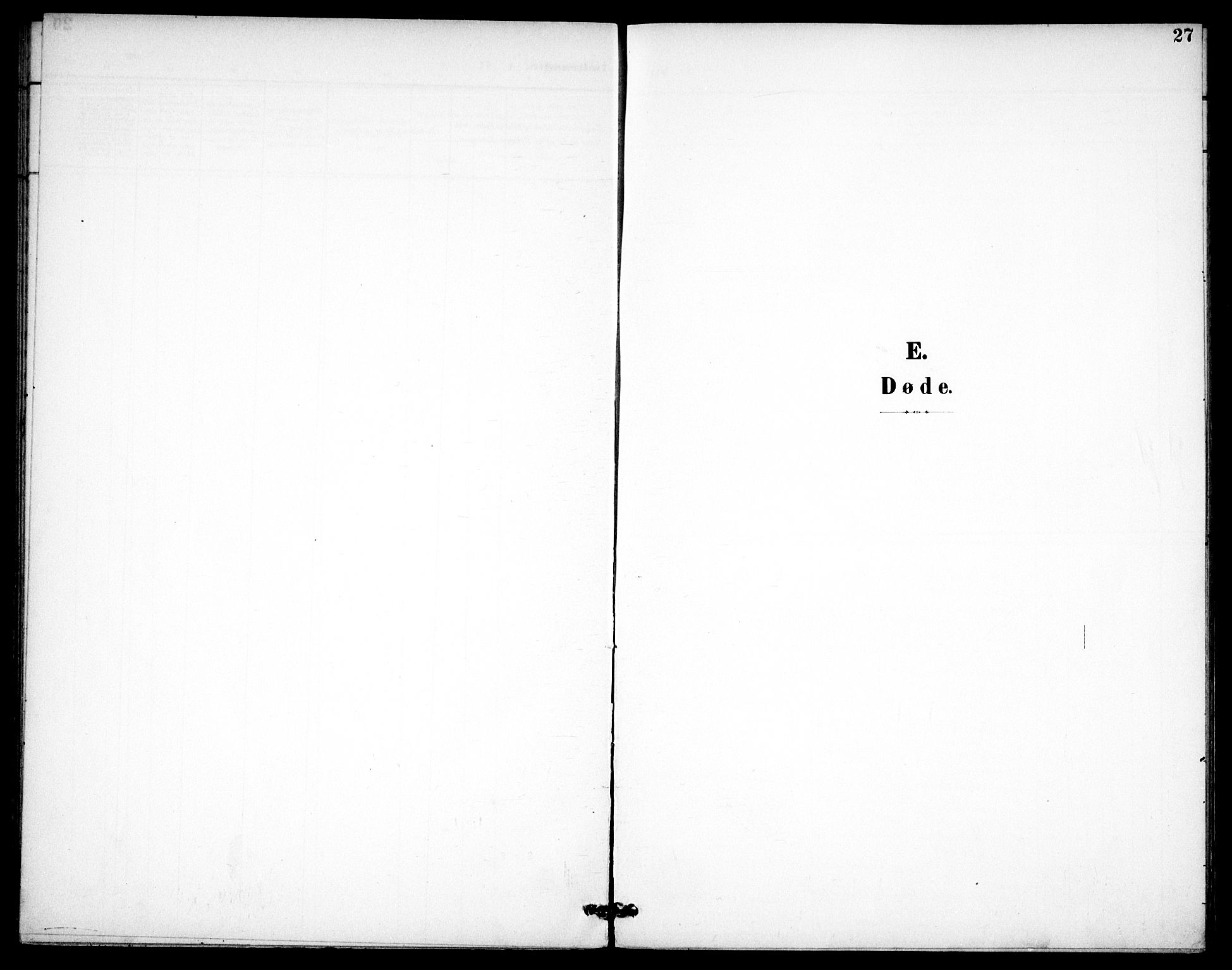 Aurskog prestekontor Kirkebøker, SAO/A-10304a/F/Fa/L0013: Ministerialbok nr. I 13, 1900-1910, s. 27