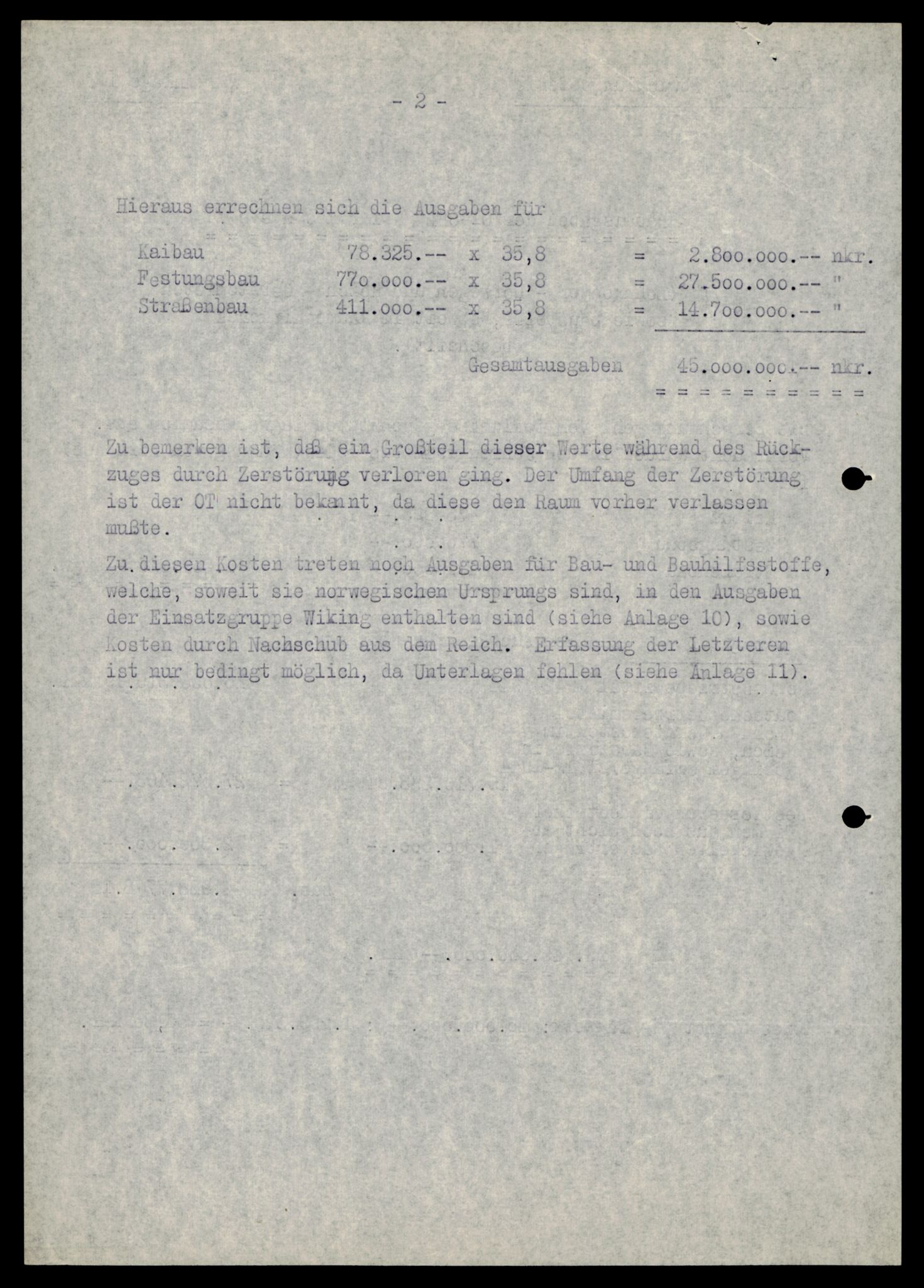 Forsvarets Overkommando. 2 kontor. Arkiv 11.4. Spredte tyske arkivsaker, AV/RA-RAFA-7031/D/Dar/Darb/L0002: Reichskommissariat, 1940-1945, s. 329