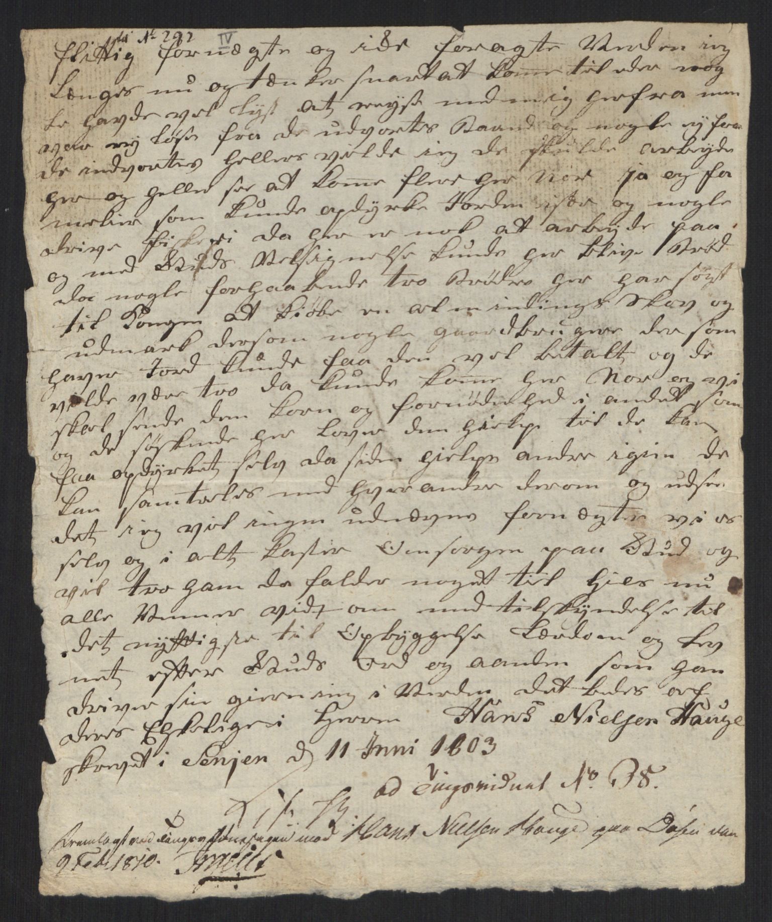 Justisdepartementet, Kommisjon i saken mot Hans Nielsen Hauge 1804, AV/RA-S-1151/D/L0004: Hans Nielsen Hauges sak, 1813, s. 119