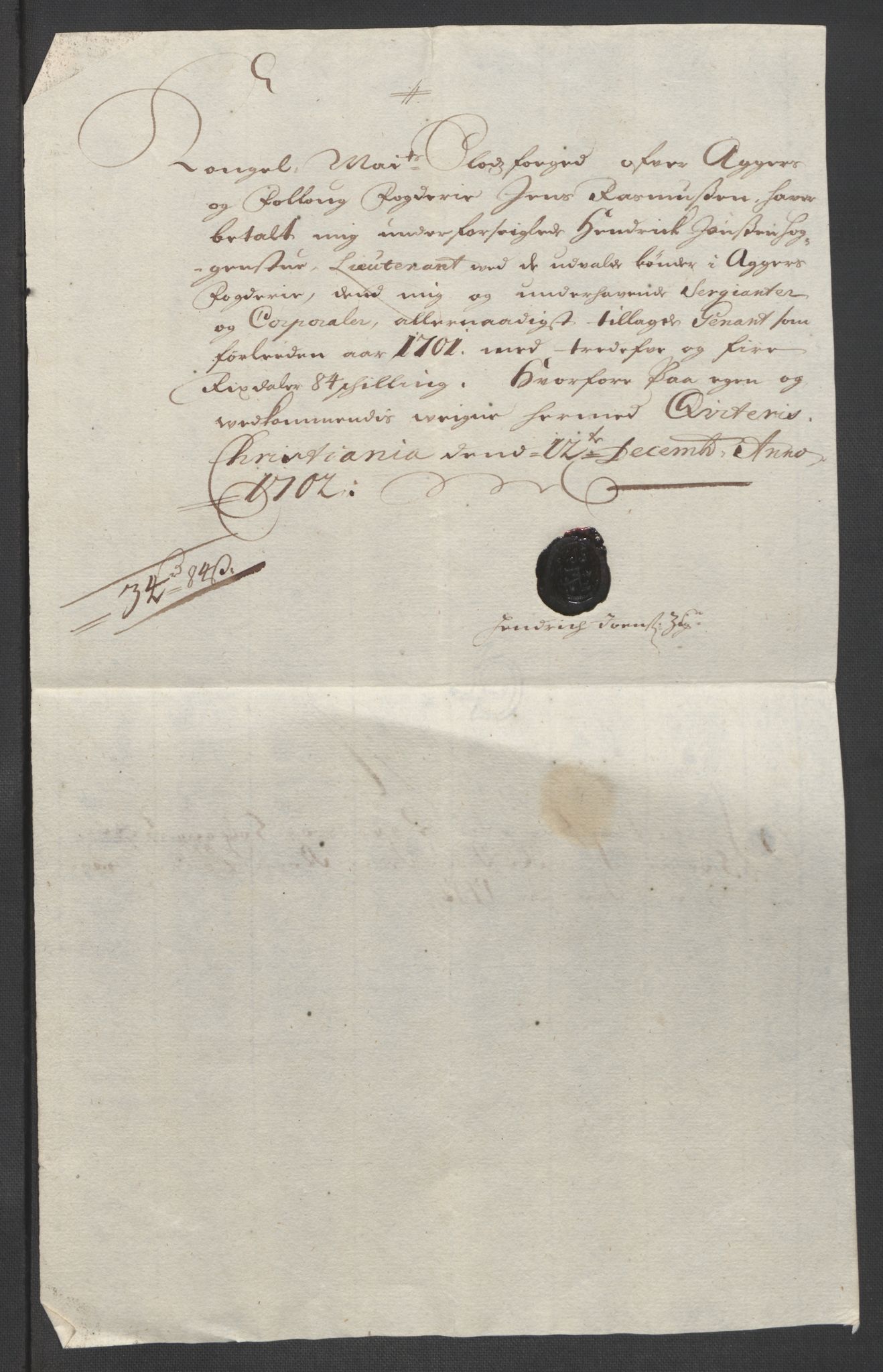 Rentekammeret inntil 1814, Reviderte regnskaper, Fogderegnskap, AV/RA-EA-4092/R10/L0444: Fogderegnskap Aker og Follo, 1701-1702, s. 395